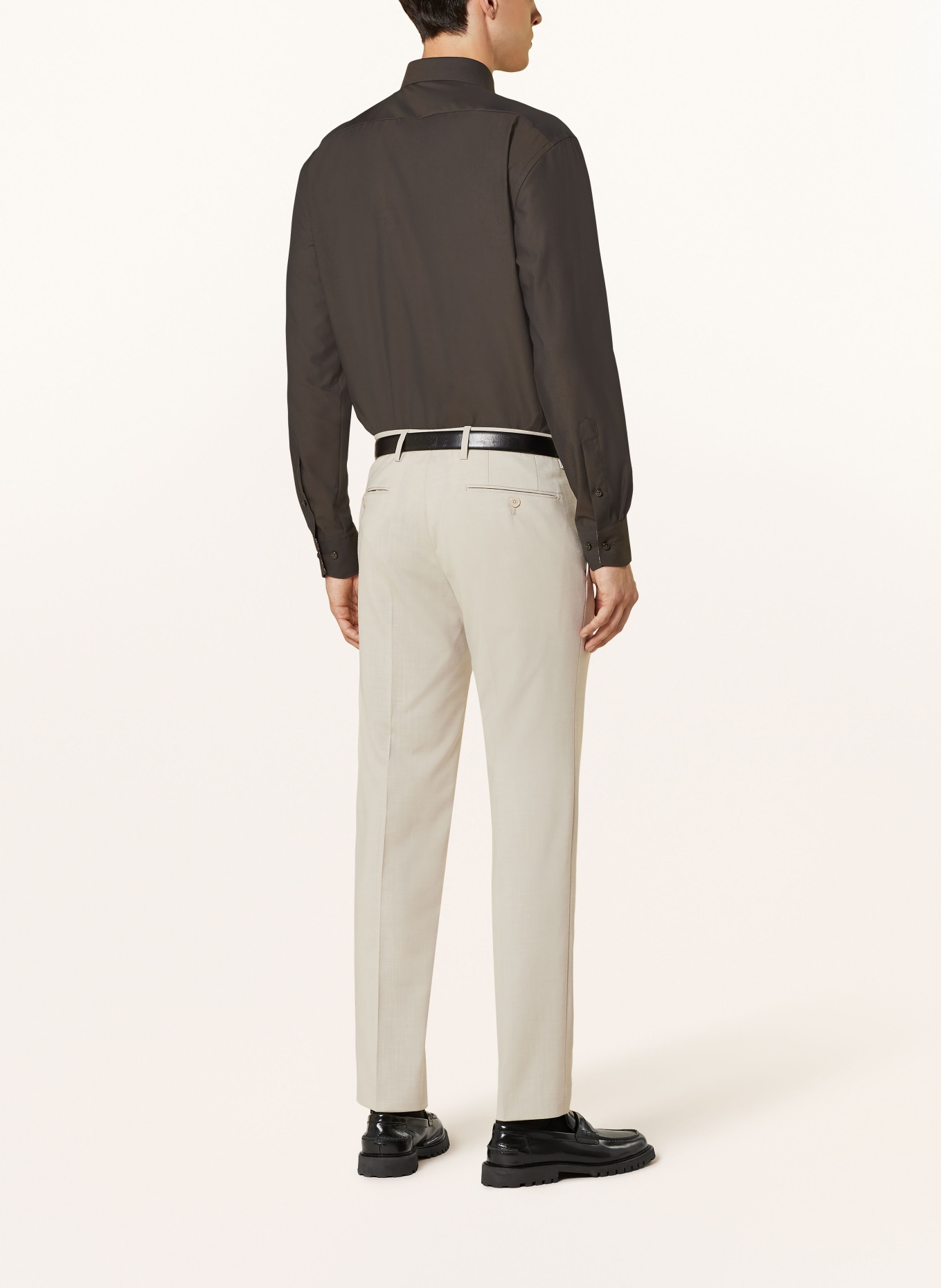 OLYMP Hemd Luxor comfort fit: DUNKELBRAUN