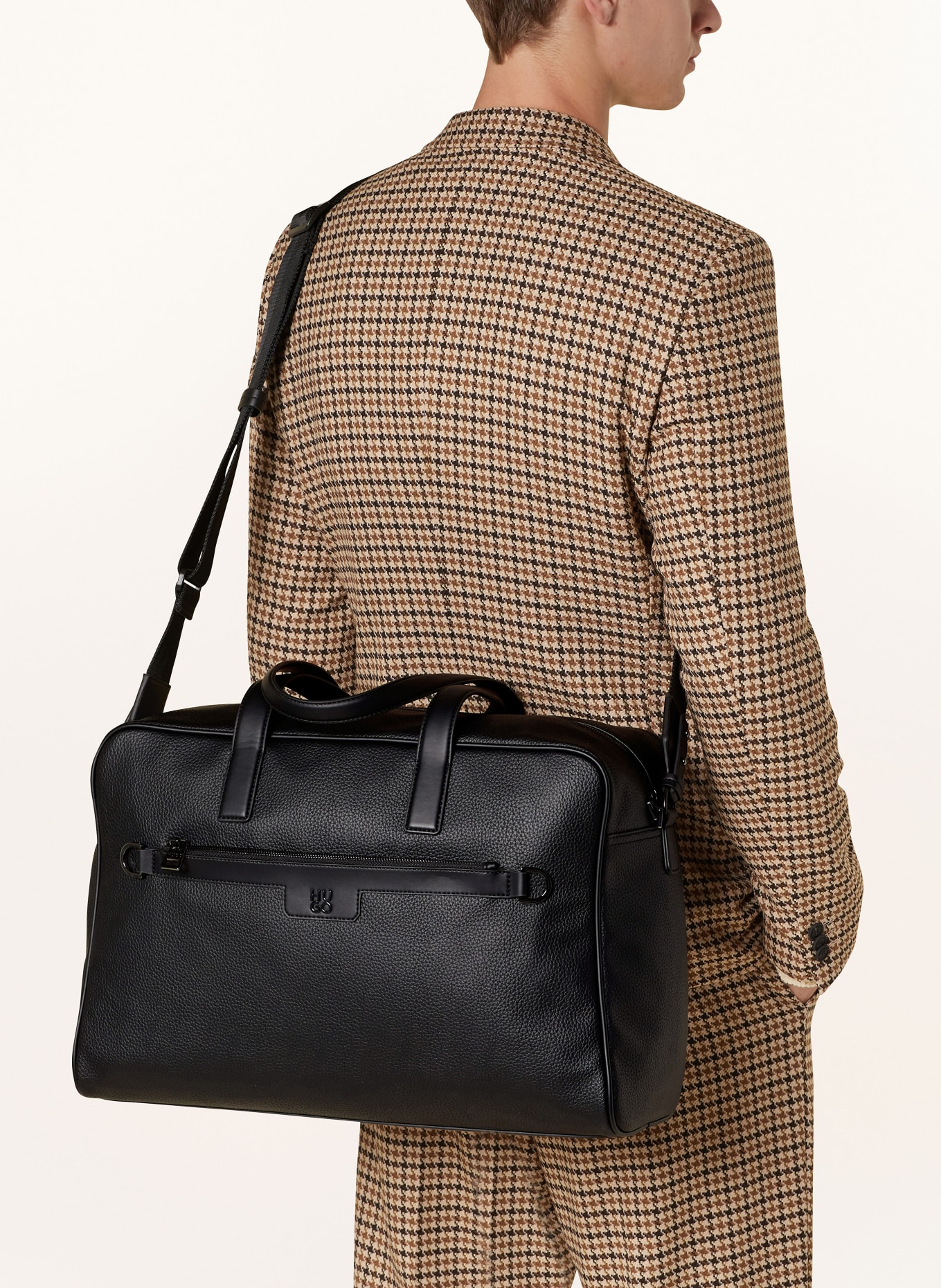 HUGO Taška na víkend NESH HOLDALL, Barva: ČERNÁ (Obrázek 4)