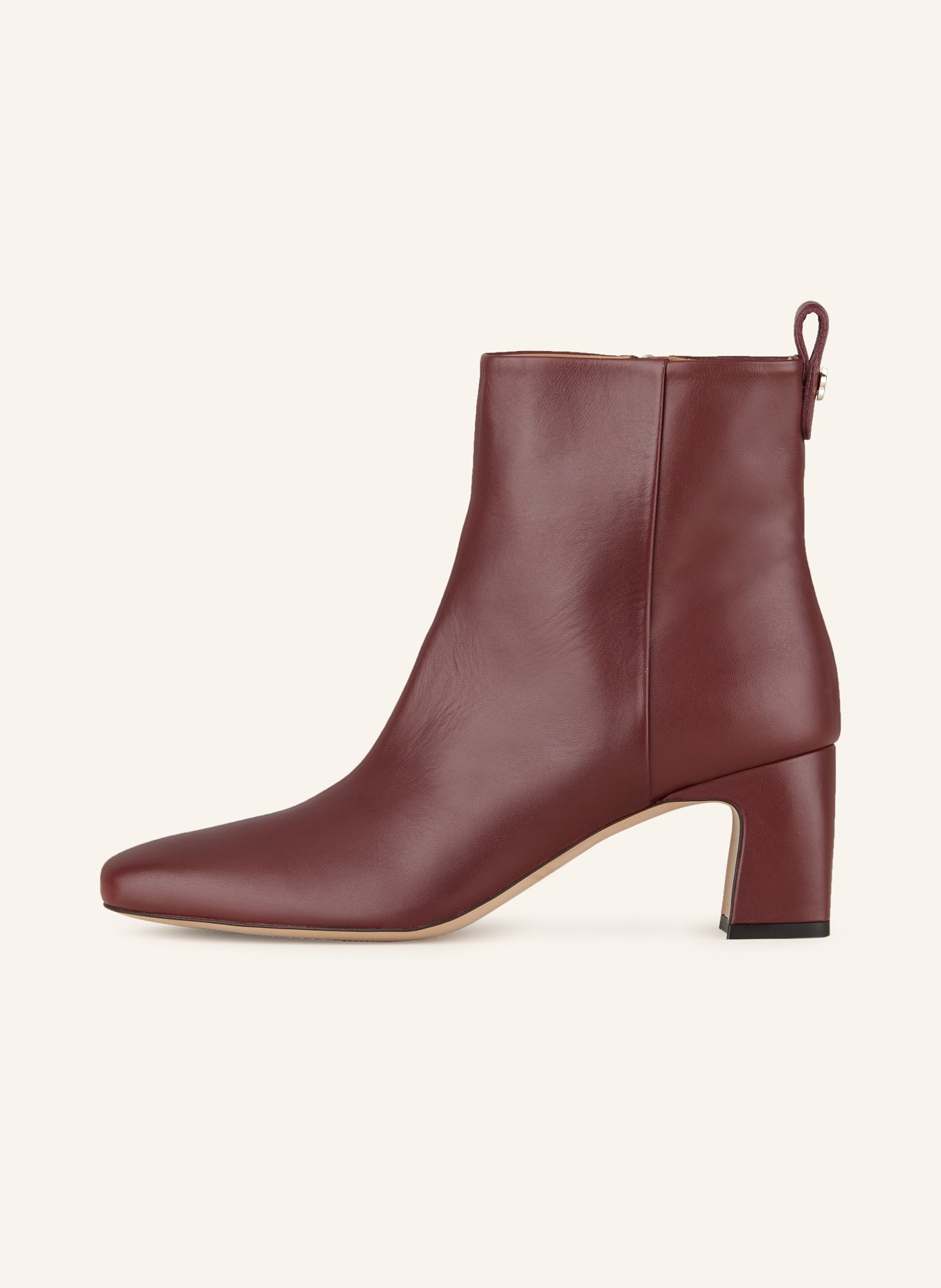 BOSS Botki LUARA: CIEMNOCZERWONY