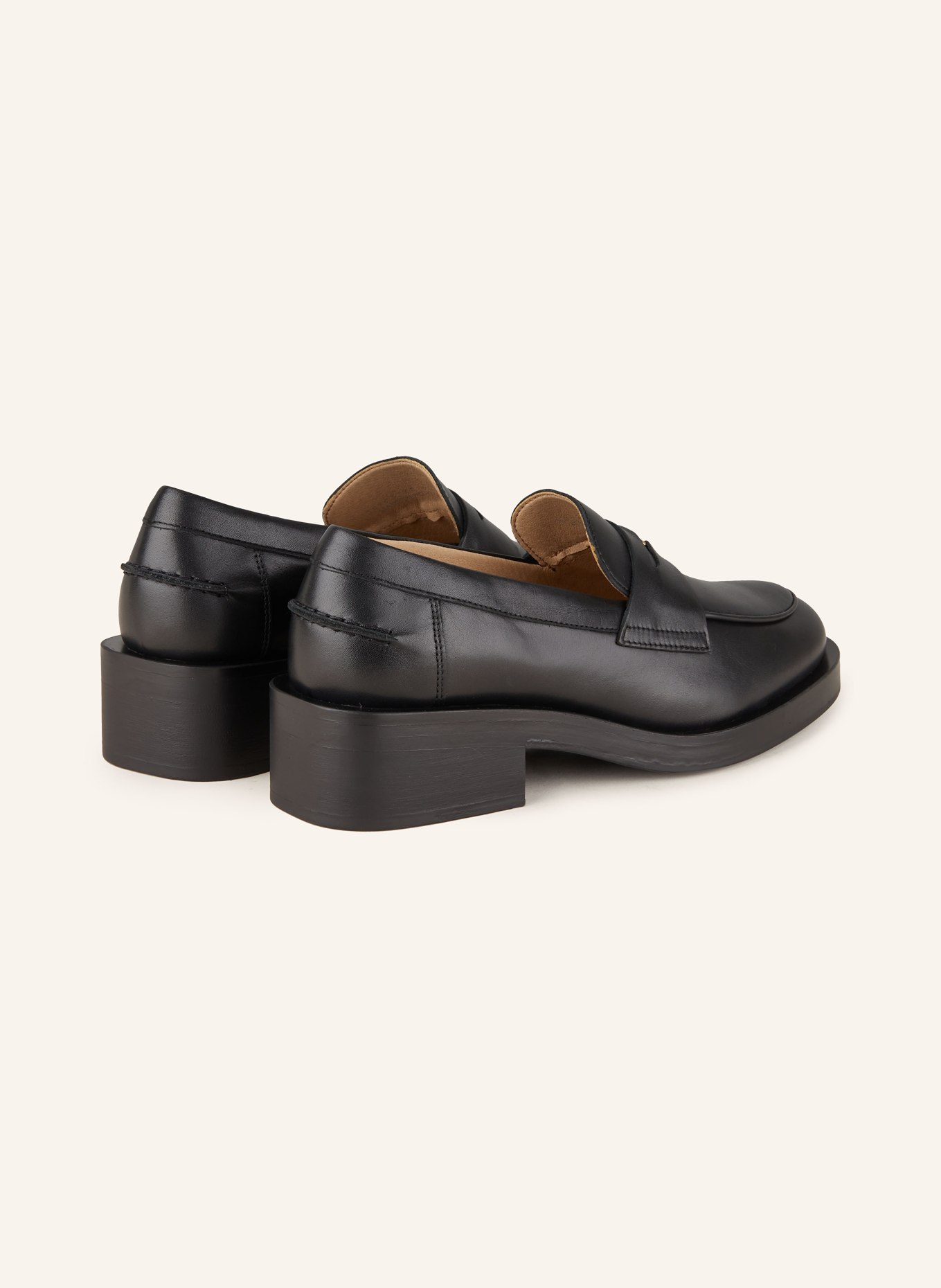 BOSS Penny loafers IRYNA, Color: BLACK (Image 2)