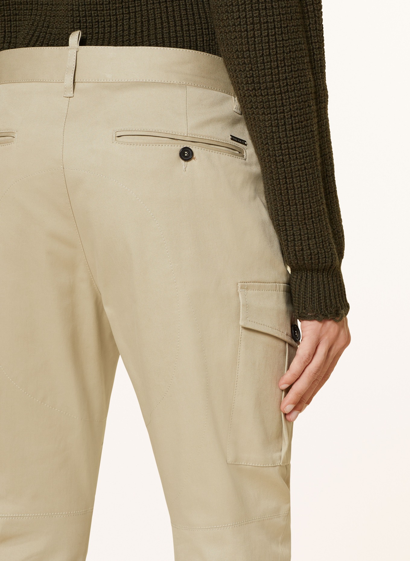 DSQUARED2 Cargohose Sexy Cargo Fit, Farbe: BEIGE (Bild 6)