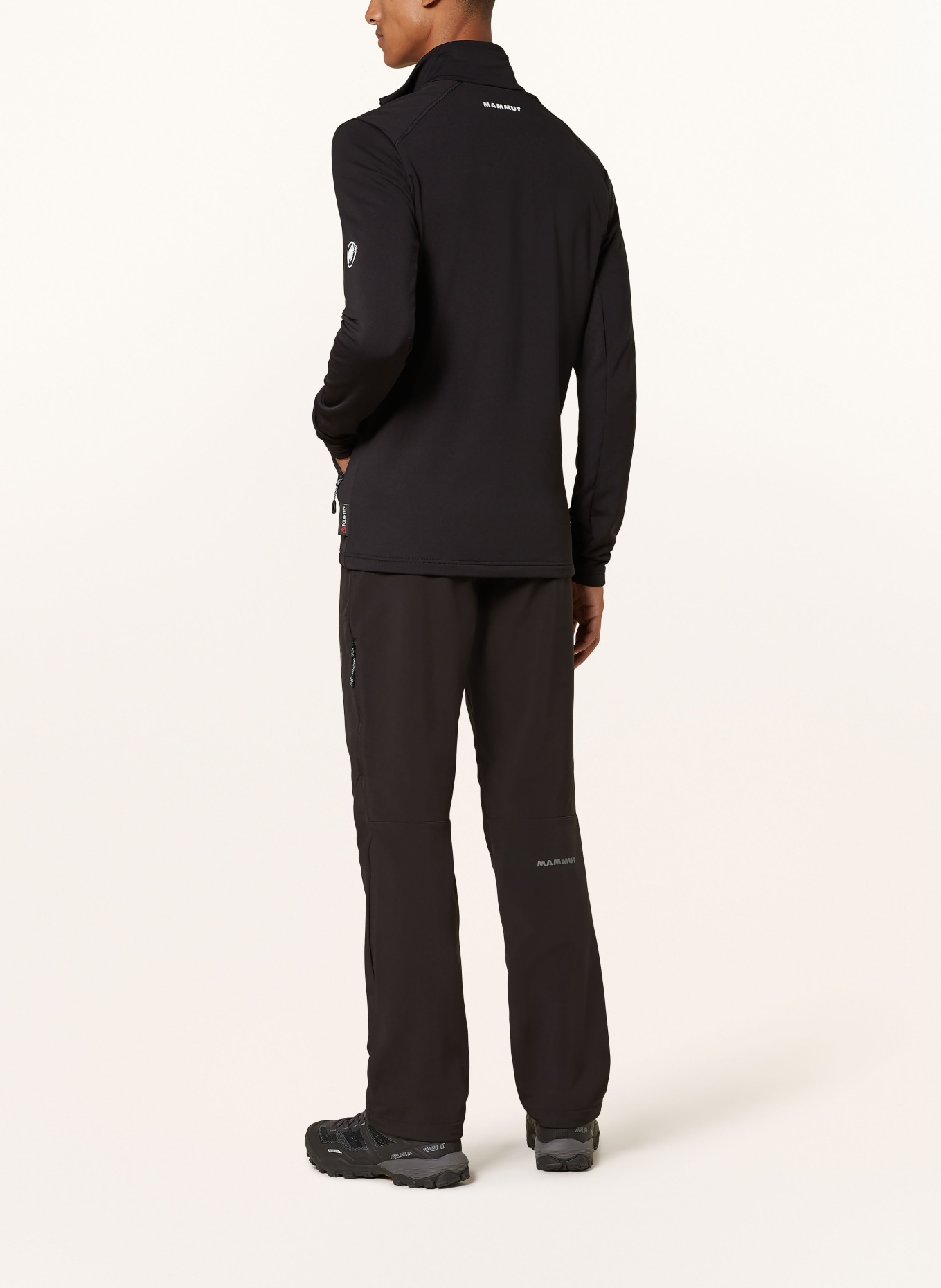 MAMMUT RUNBOLD WINTER SO softshell trousers, Color: BLACK (Image 3)