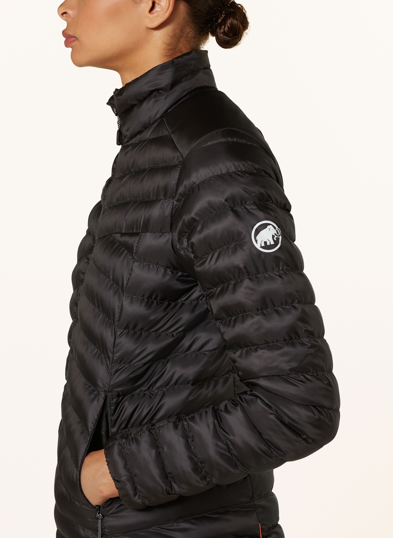 MAMMUT Quilted jacket ALBULA IN, Color: BLACK (Image 4)