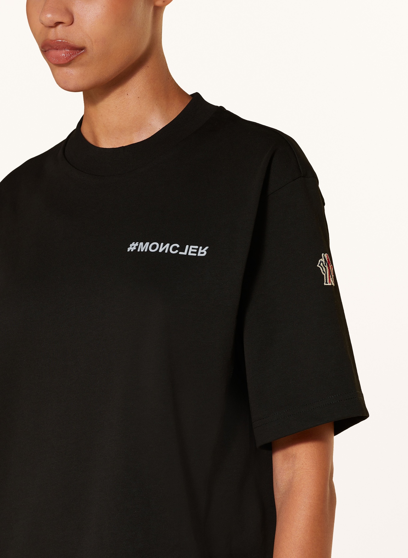 Moncler grenoble t shirt black shop