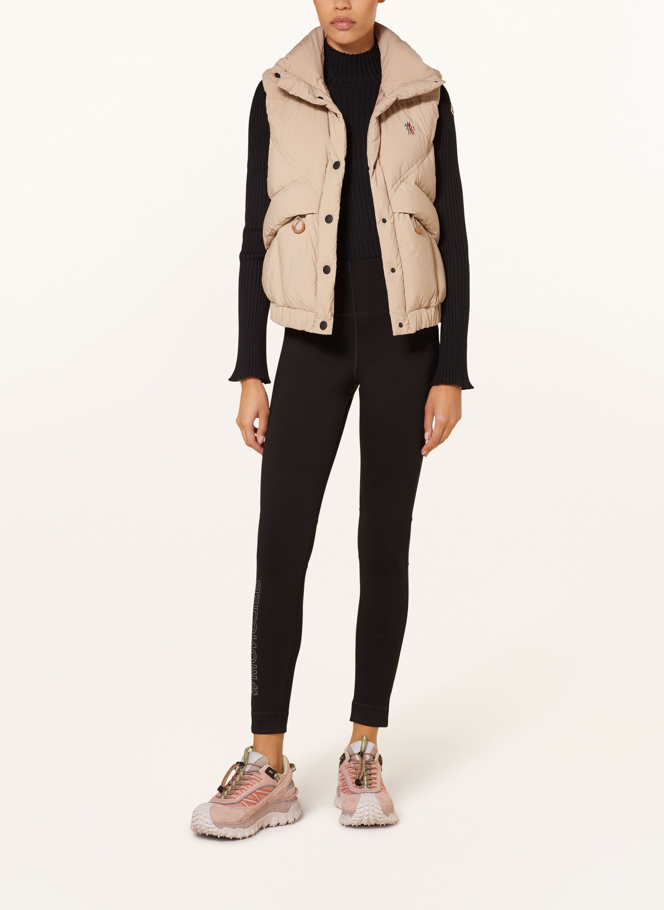 MONCLER GRENOBLE Leggings DAY-NAMIC: SCHWARZ