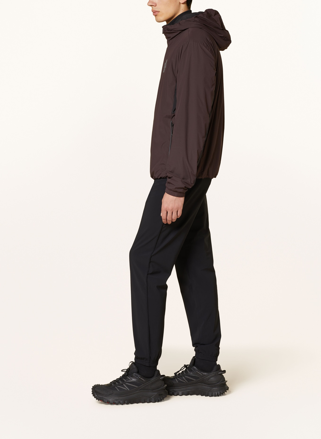 MONCLER GRENOBLE Funktionsjacke BISSEN: DUNKELBRAUN