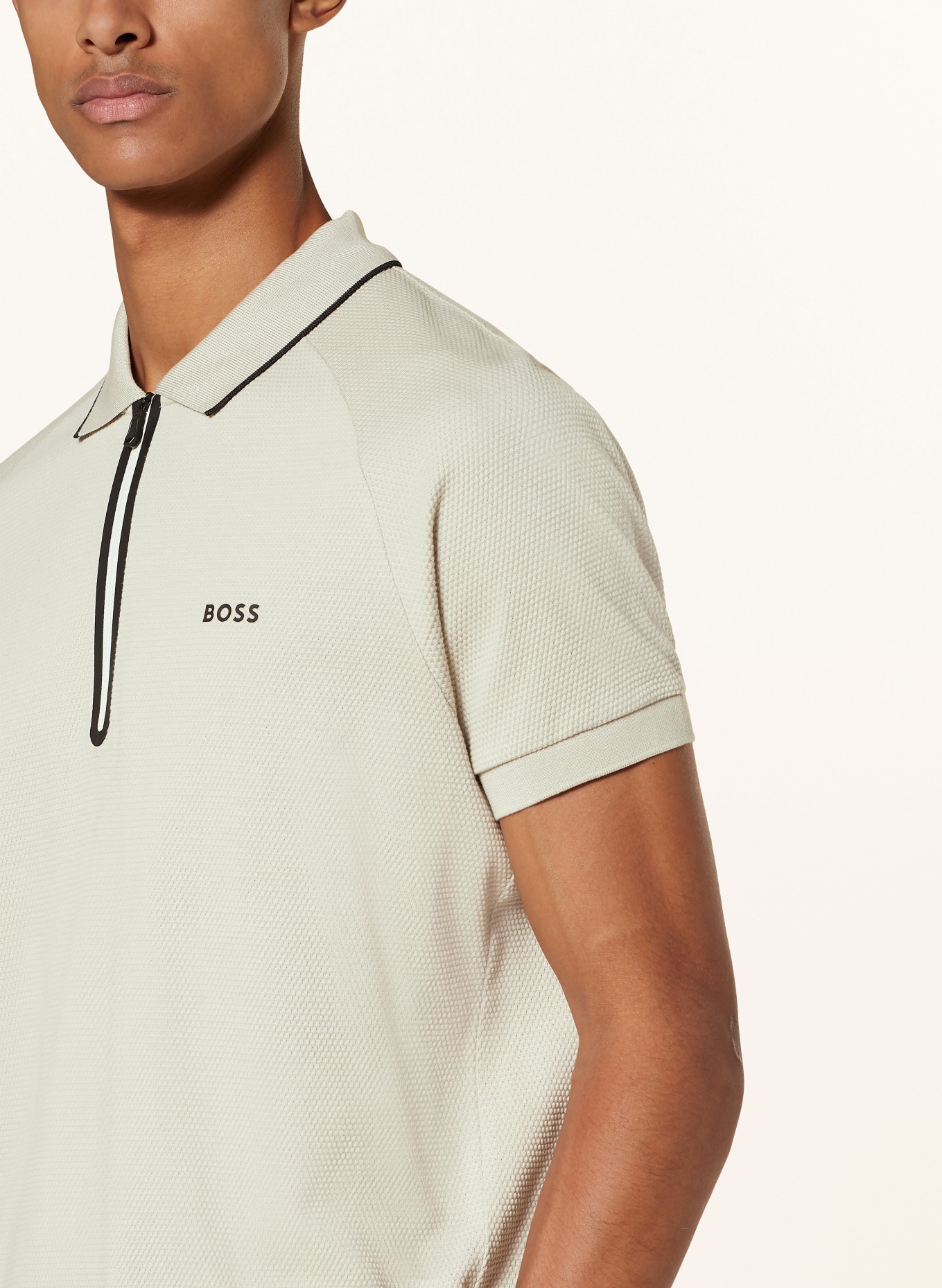 BOSS Funktions-Poloshirt PHILIX, Farbe: CREME (Bild 4)