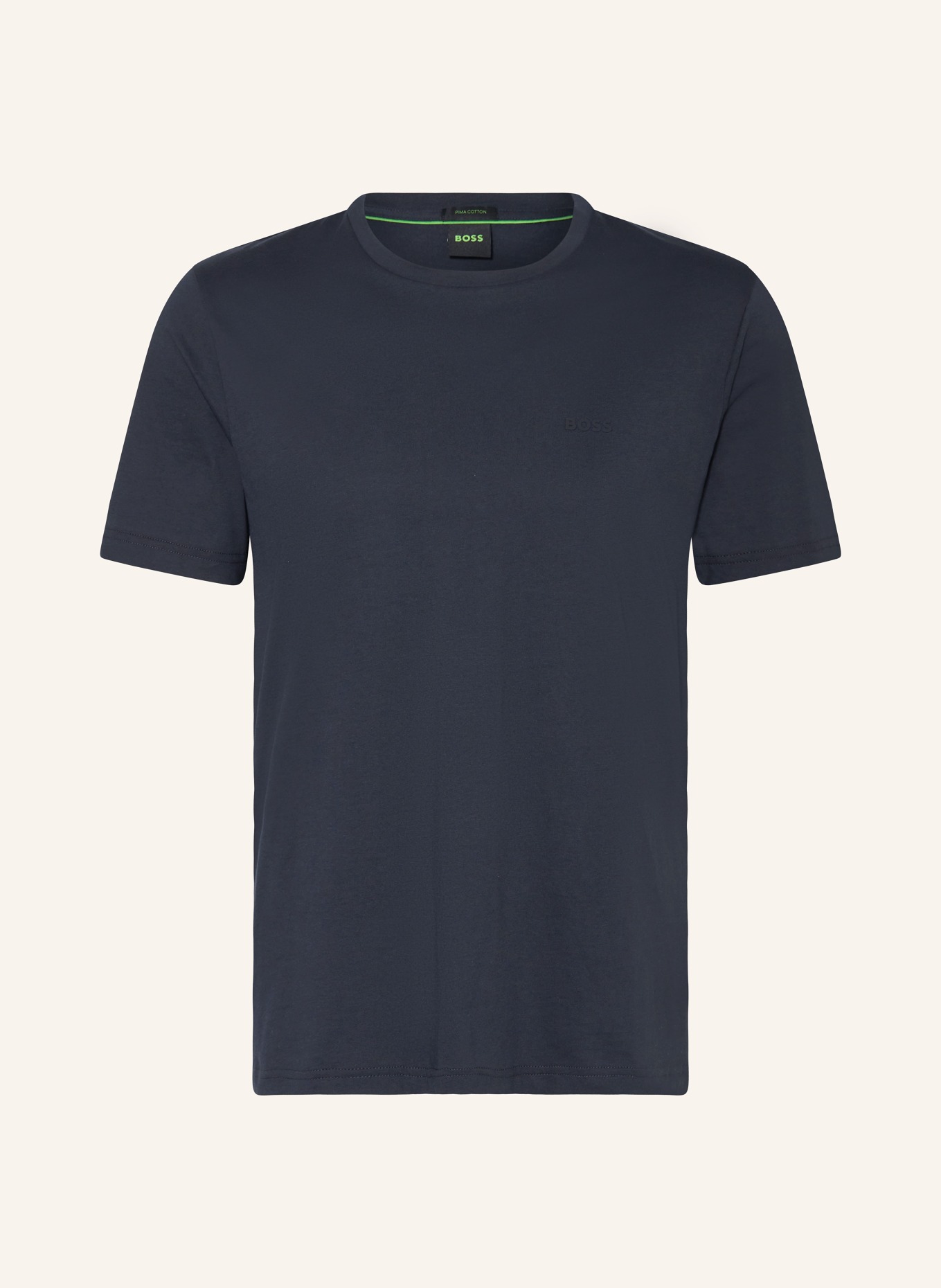 BOSS T-shirt PIMA, Color: DARK BLUE (Image 1)