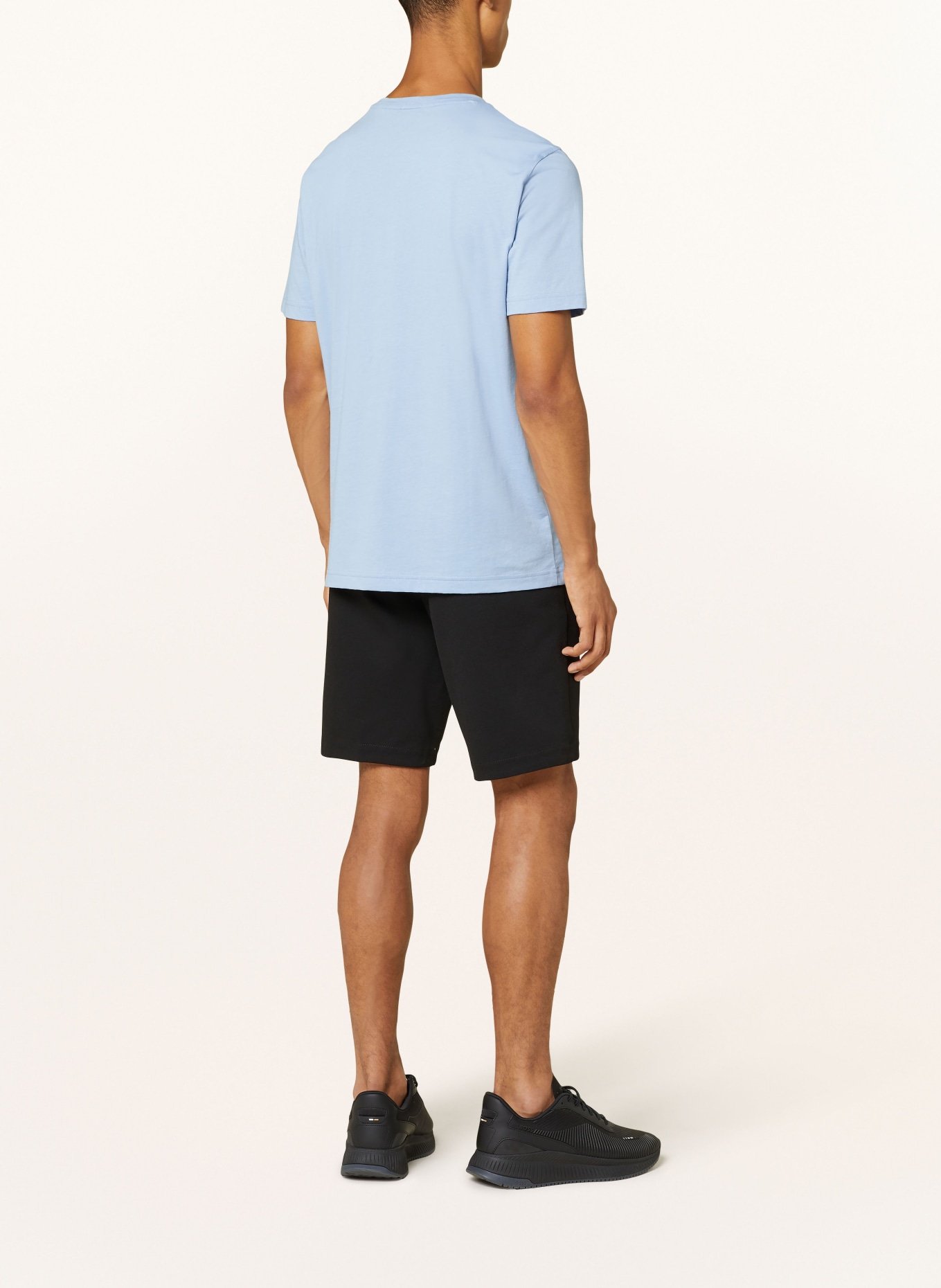 BOSS T-shirt PIMA, Color: LIGHT BLUE (Image 3)