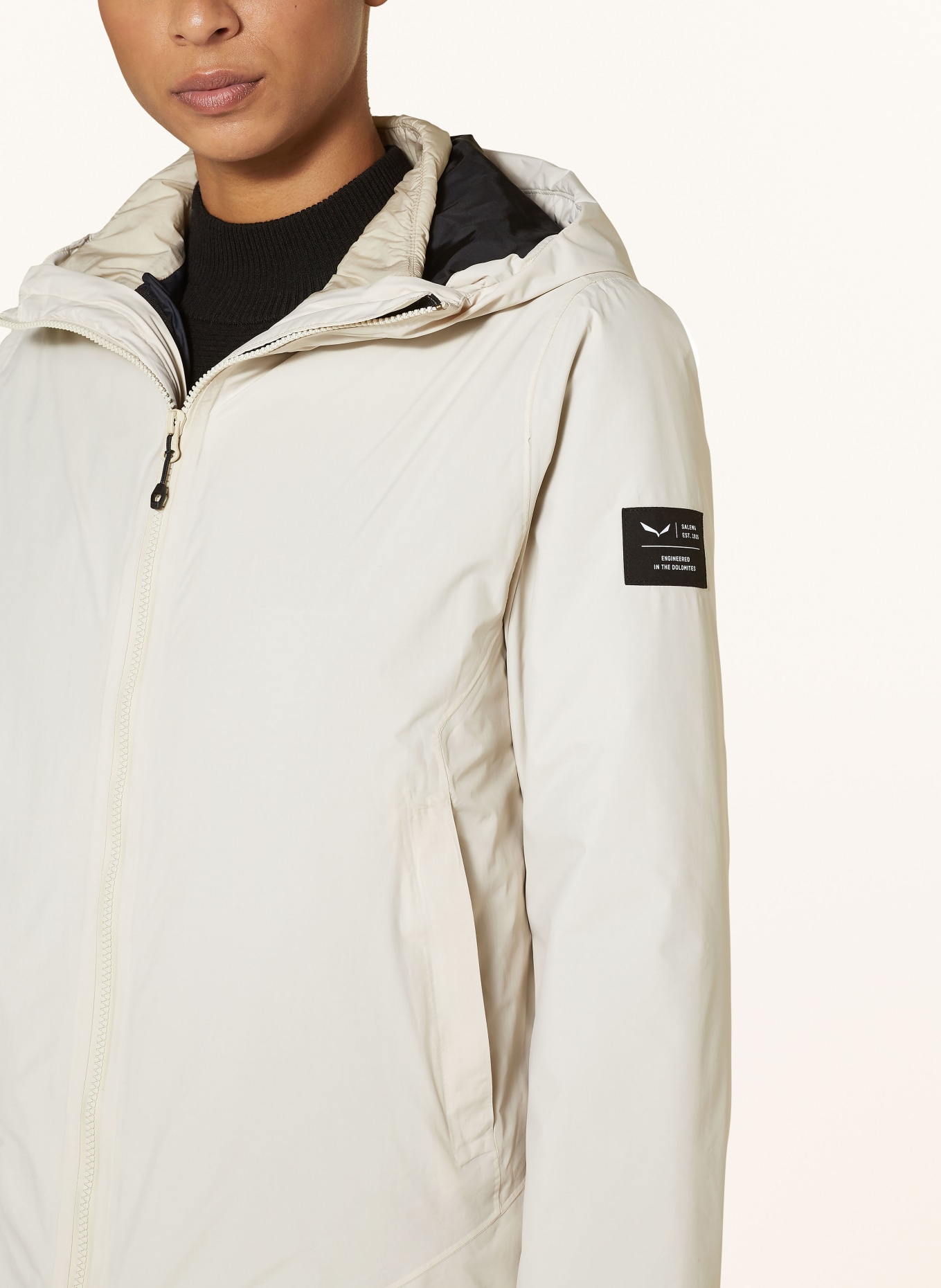 SALEWA 2-in-1-Jacke FANES 2, Farbe: CREME (Bild 5)