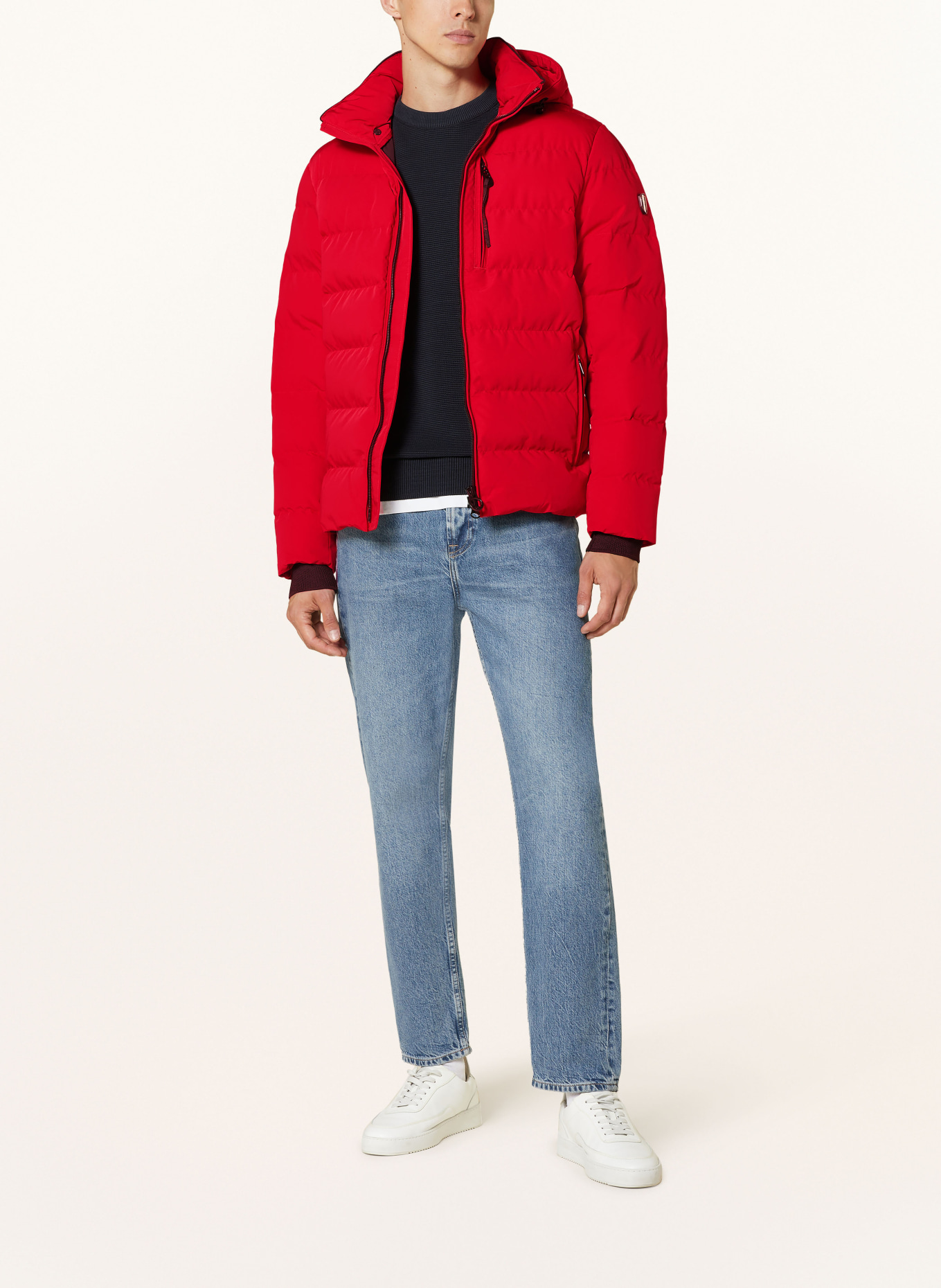 WELLENSTEYN Steppjacke BLACKBIRD mit DUPONT™ SORONA®-Isolierung: ROT