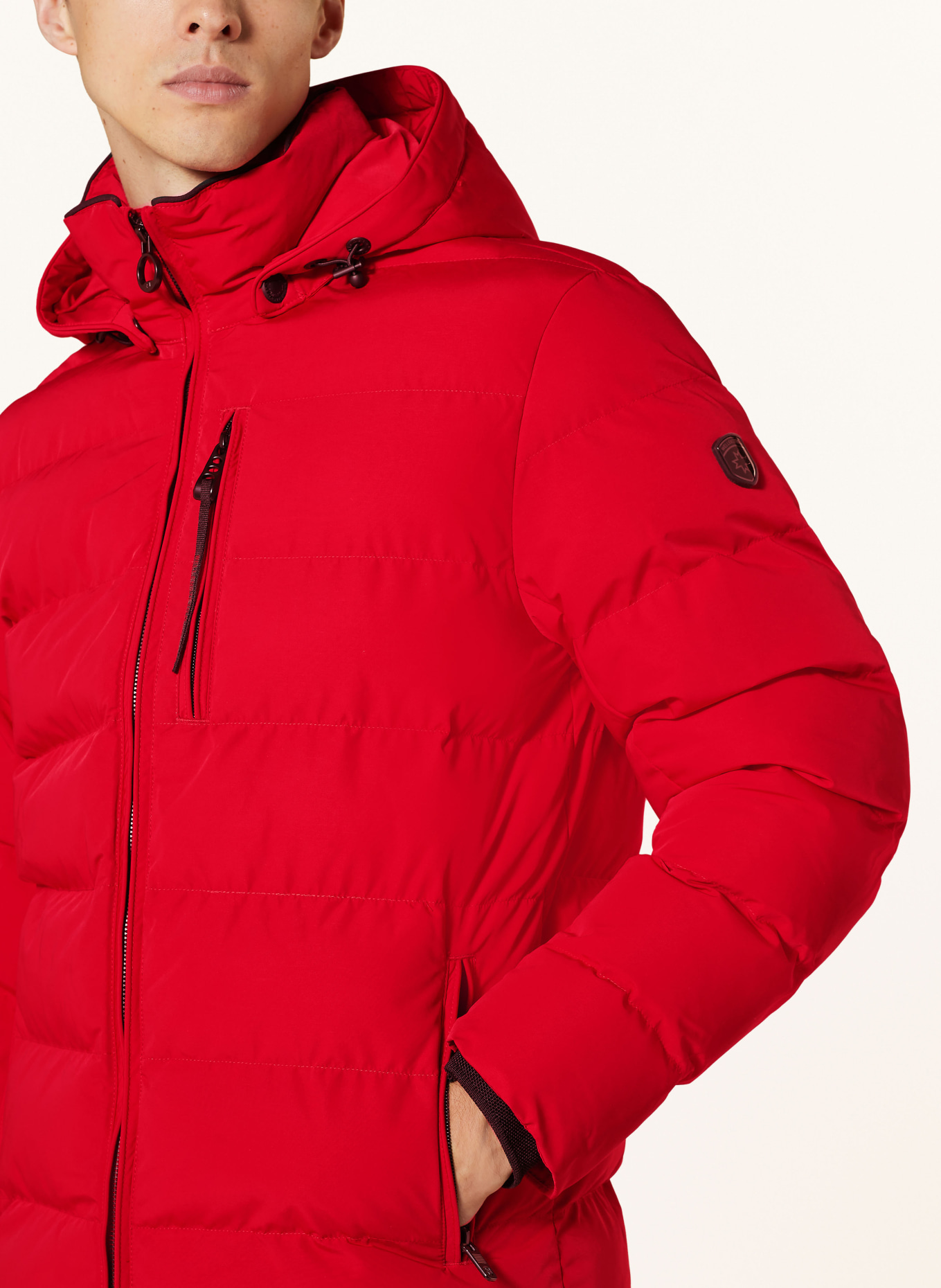 WELLENSTEYN Steppjacke BLACKBIRD mit DUPONT™ SORONA®-Isolierung: ROT