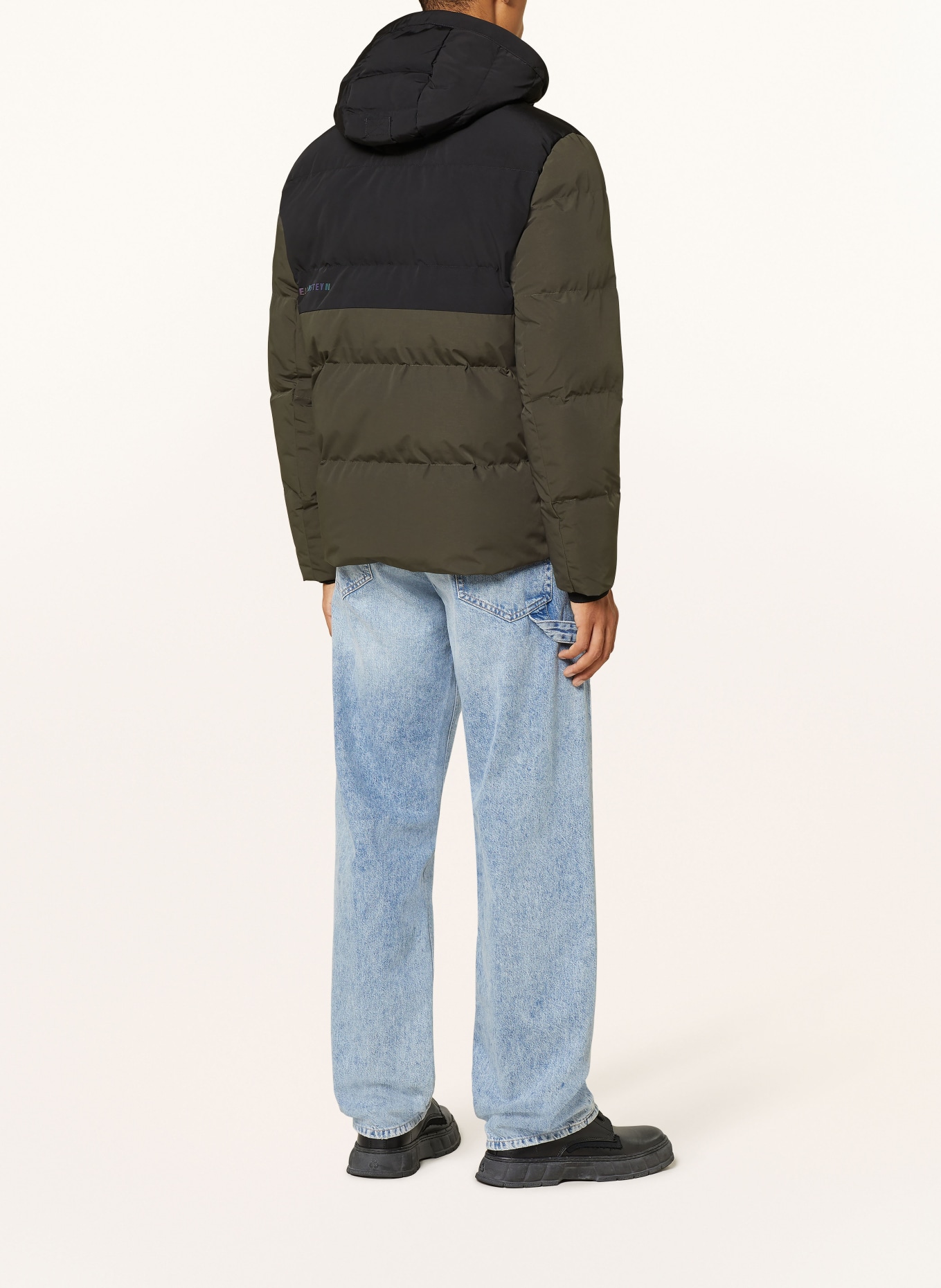 WELLENSTEYN Steppjacke ROYAL FLASH mit DUPONT™ SORONA®-Isolierung: SCHWARZ/ KHAKI