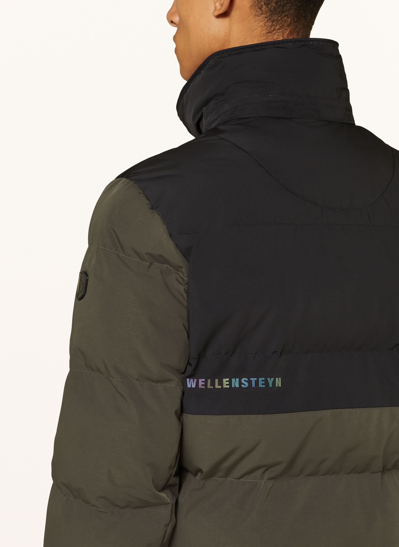 WELLENSTEYN Steppjacke ROYAL FLASH mit DUPONT™ SORONA®-Isolierung: SCHWARZ/ KHAKI