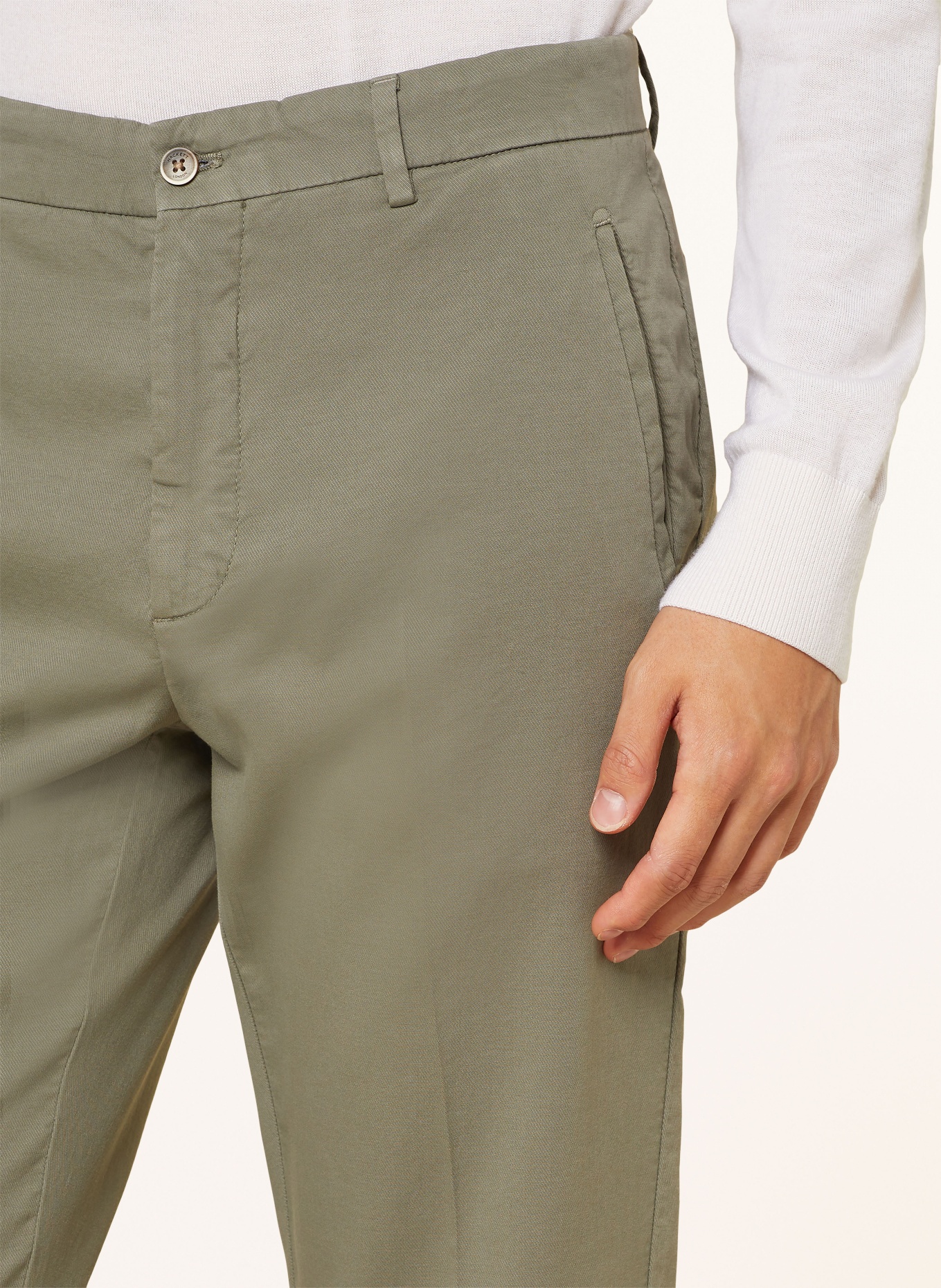 HACKETT LONDON Chino TRICOTINE TROUSER, Farbe: GRÜN (Bild 5)