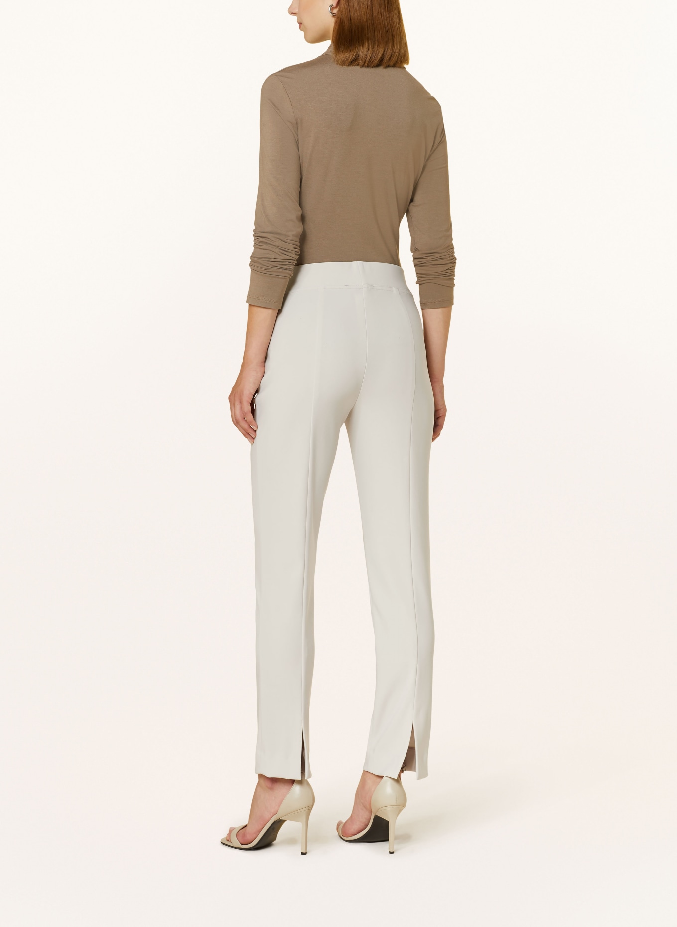 Joseph Ribkoff Jersey pants, Color: CREAM (Image 3)