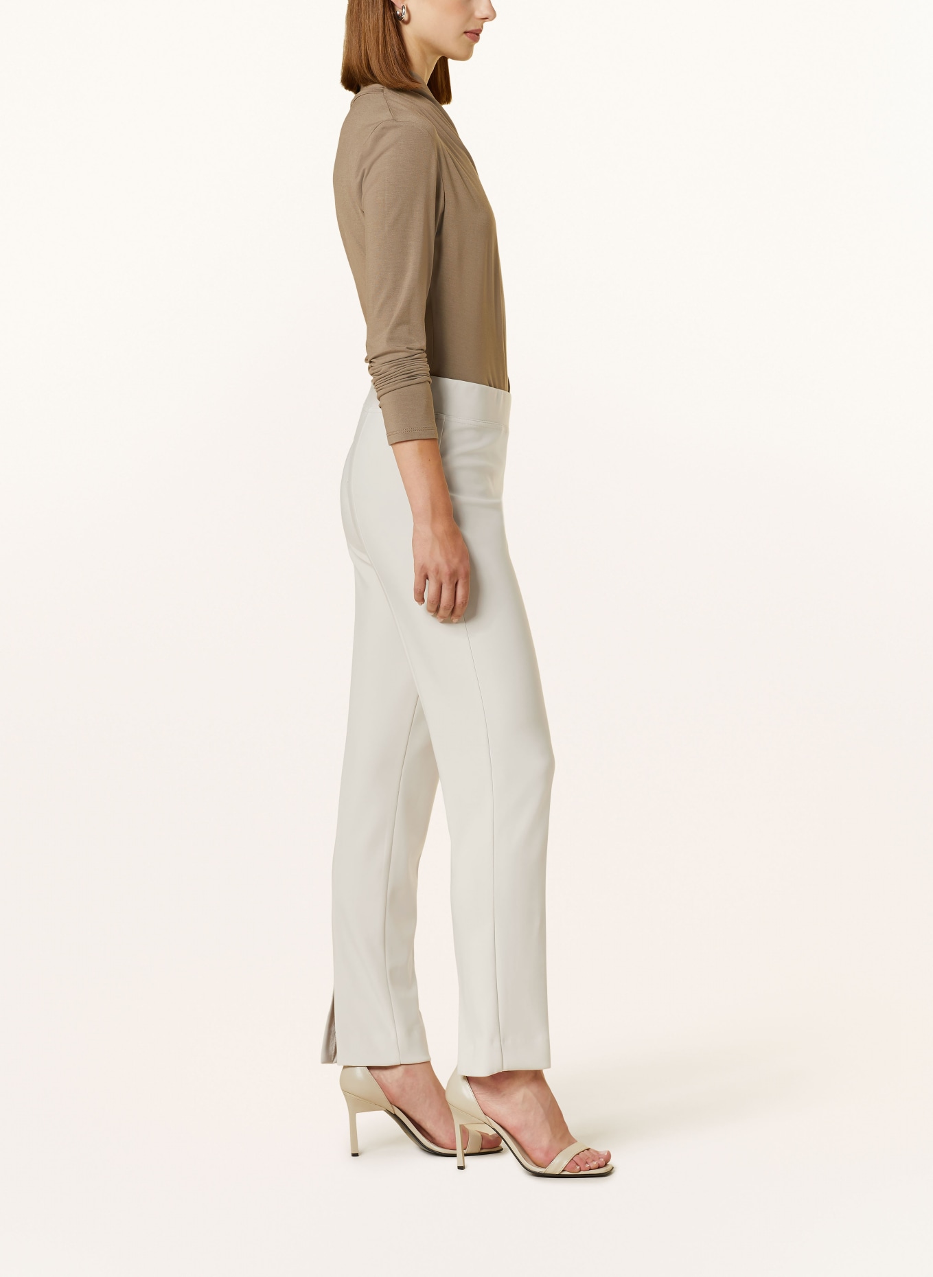 Joseph Ribkoff Jersey pants, Color: CREAM (Image 4)