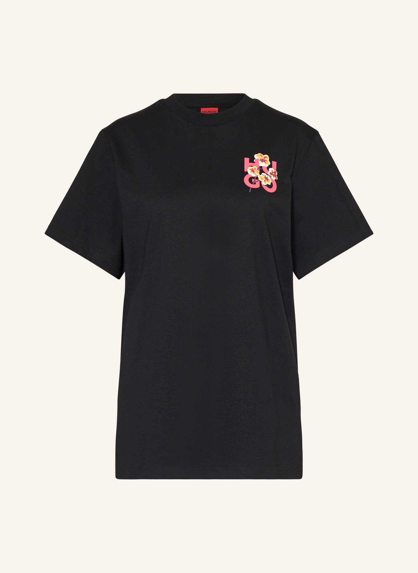 HUGO T-shirt VINTAGE, Color: BLACK (Image 1)