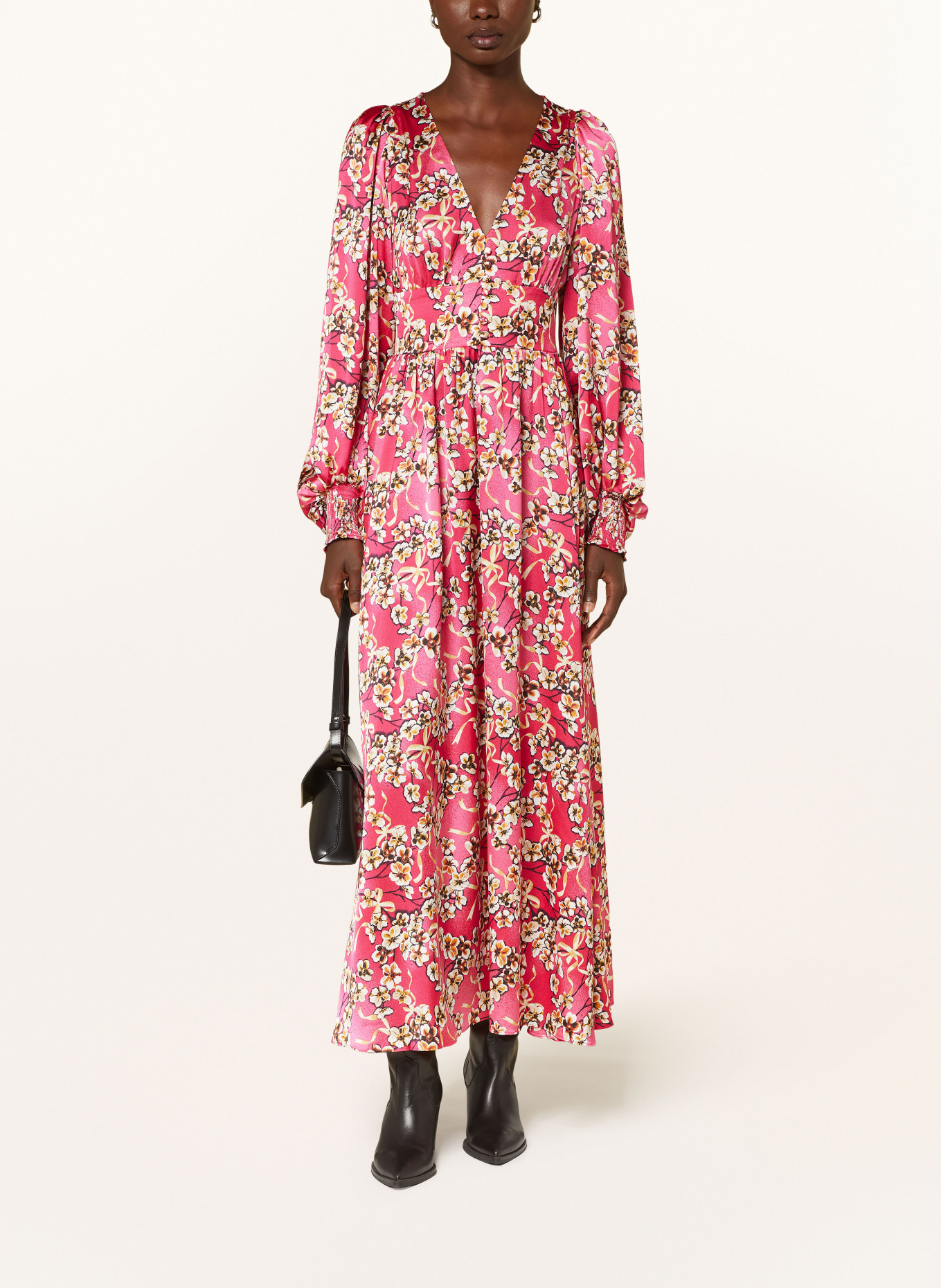 HUGO Kleid KWEEN, Farbe: PINK/ HELLBRAUN/ SCHWARZ (Bild 2)