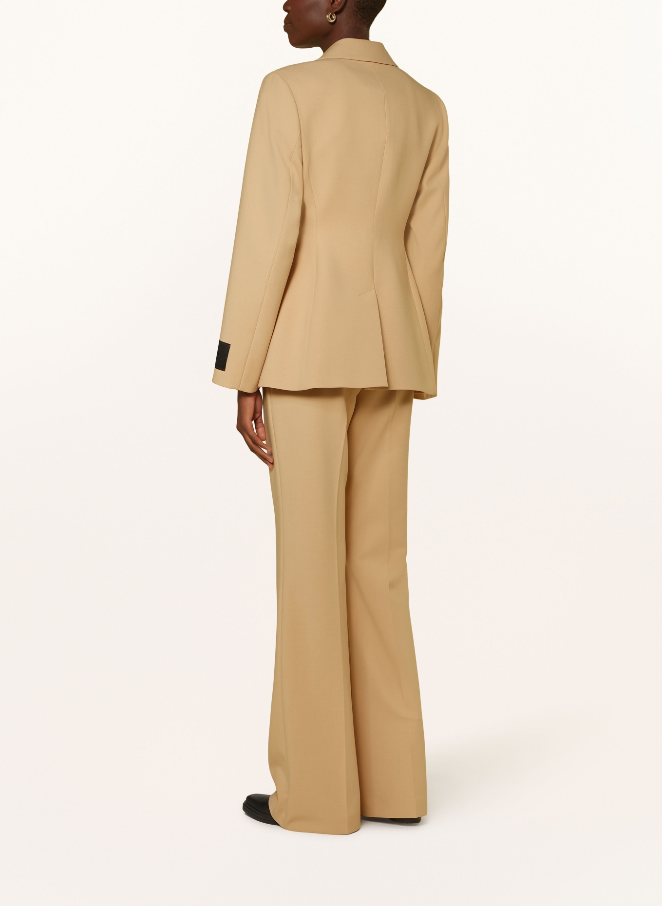 HUGO Bootcut trousers HILOTINNA, Color: BEIGE (Image 3)