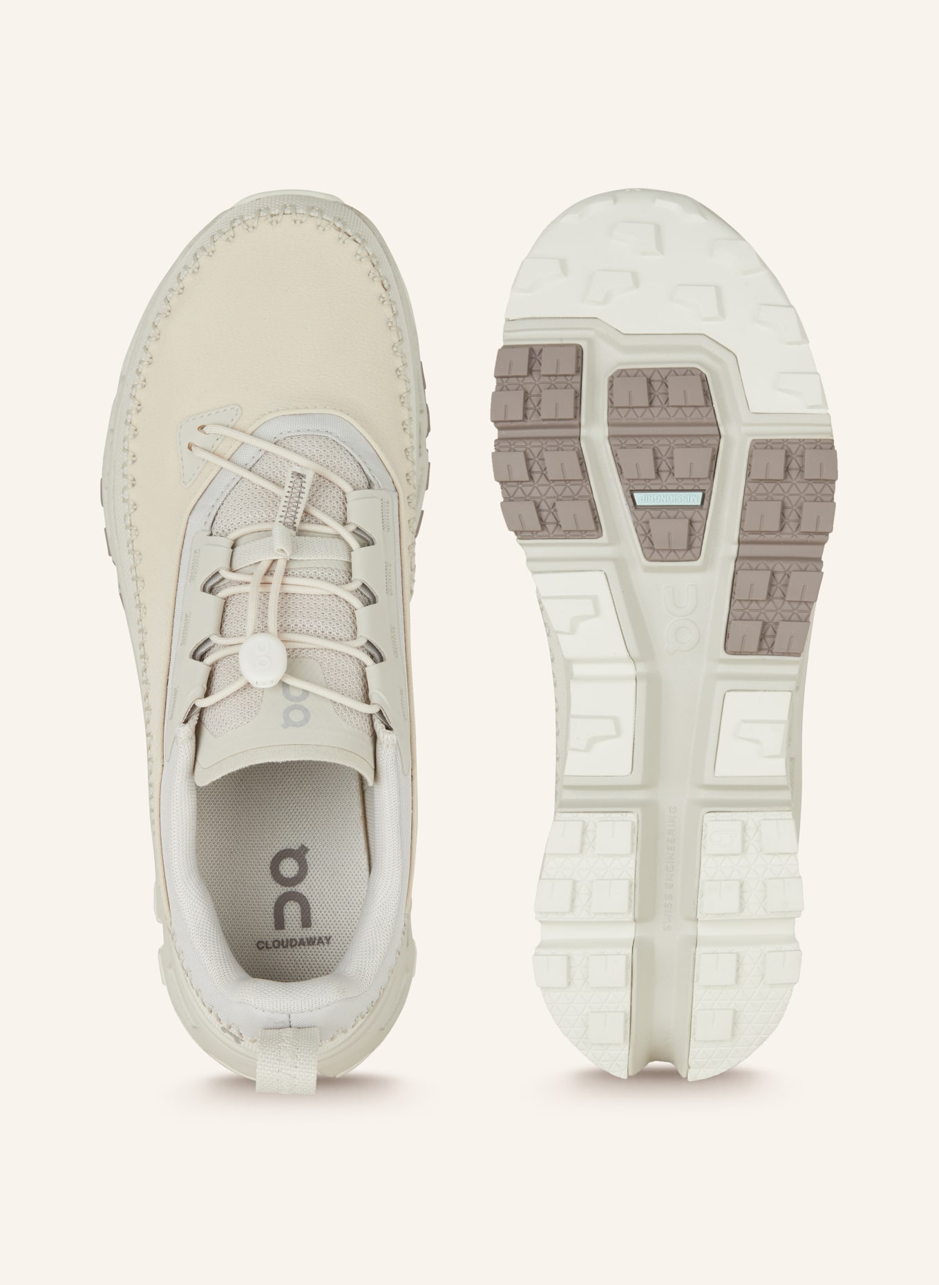 On Sneaker CLOUDAWAY, Farbe: ECRU/ CREME (Bild 5)