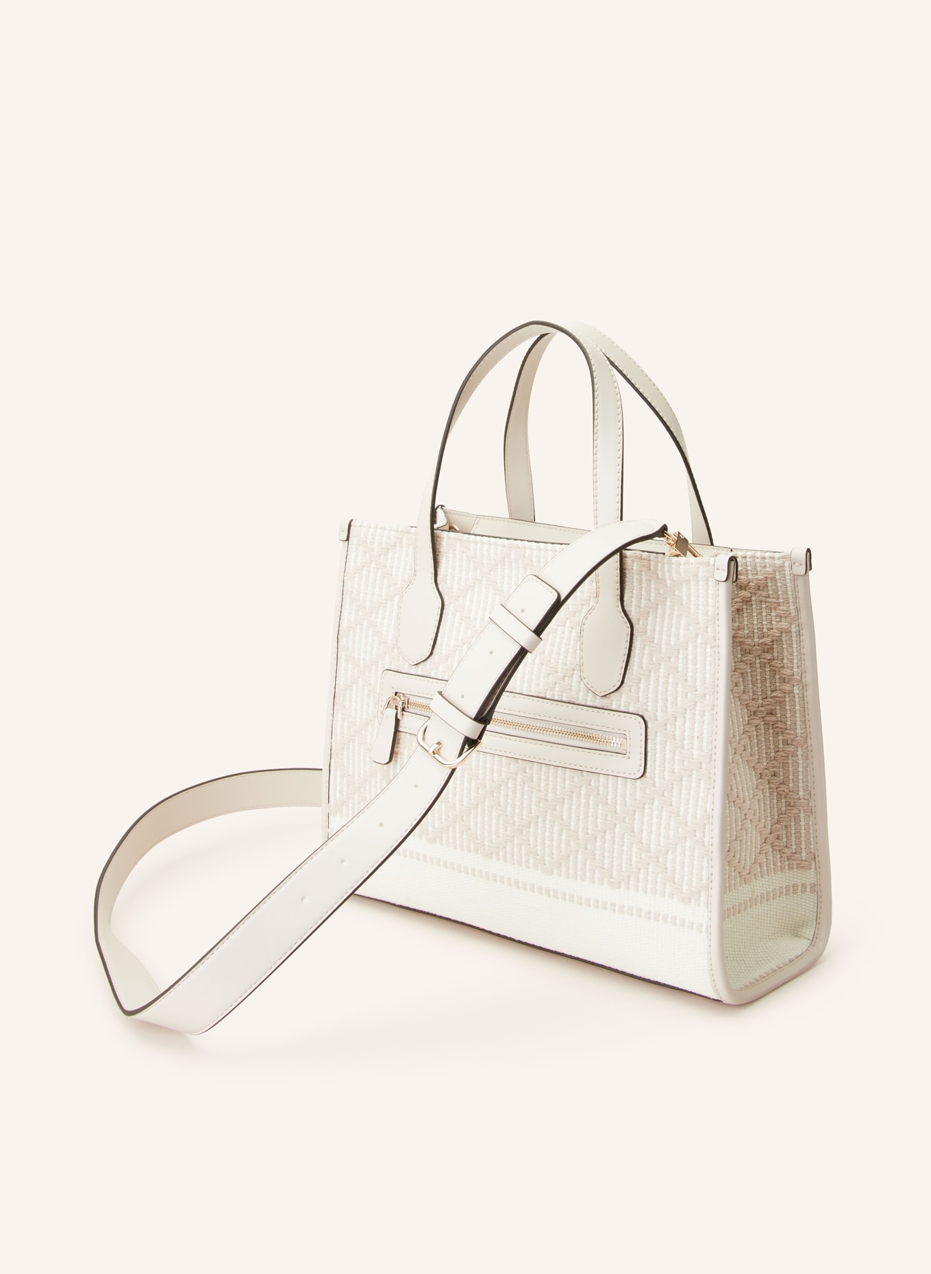 GUESS Handtasche SILVANA, Farbe: CREME (Bild 2)