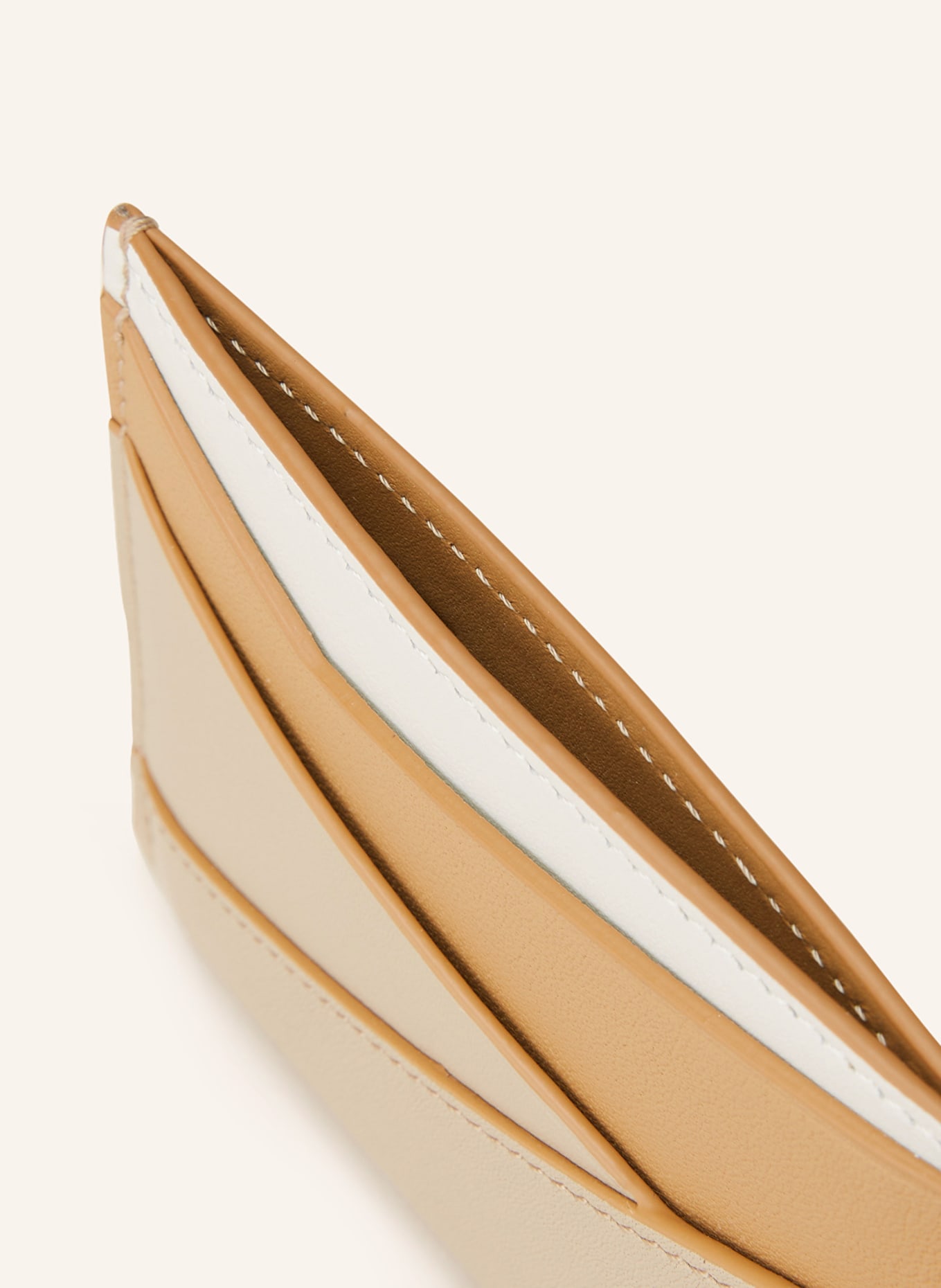 LOEWE Kartenetui PUZZLE: BEIGE/ CAMEL
