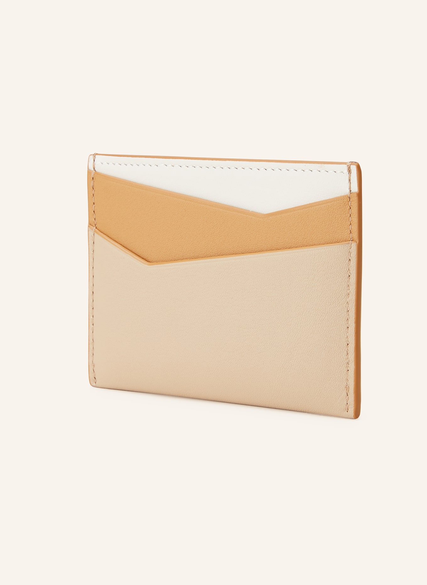 LOEWE Kartenetui PUZZLE: BEIGE/ CAMEL