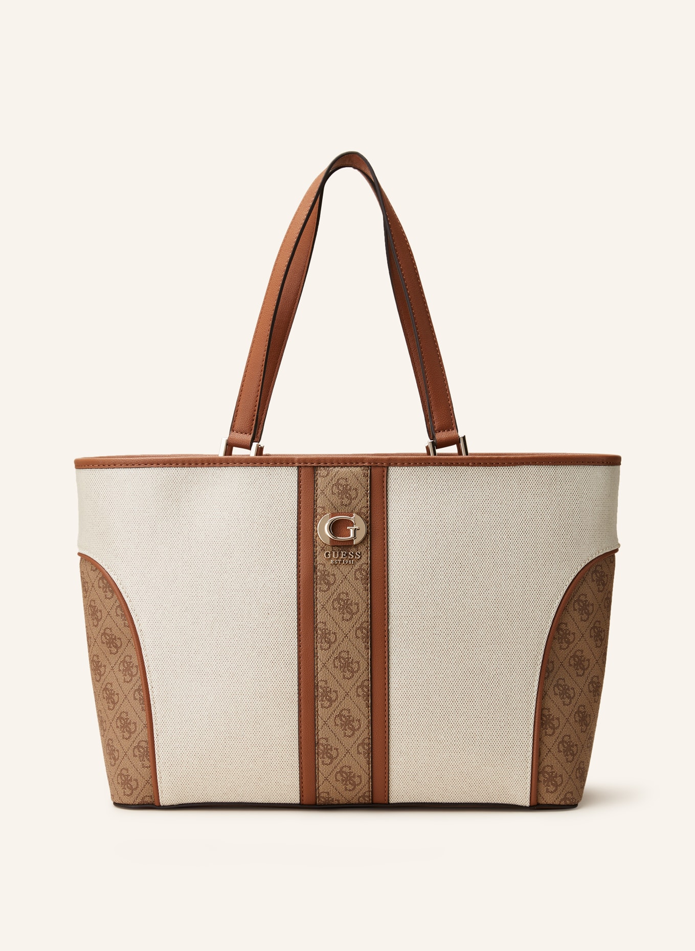 Guess handtasche beige braun clearance