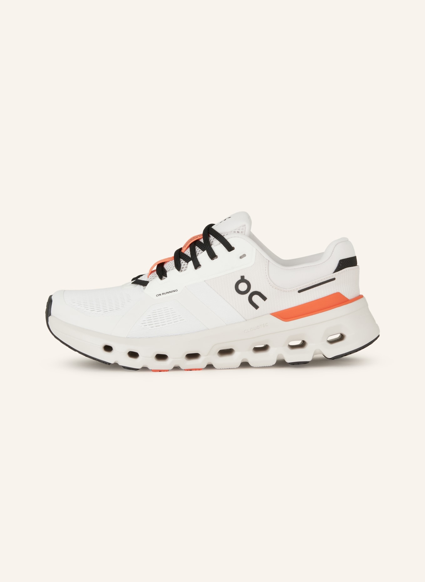 On Running shoes CLOUDRUNNER 2, Color: WHITE/ BLACK/ ORANGE (Image 4)