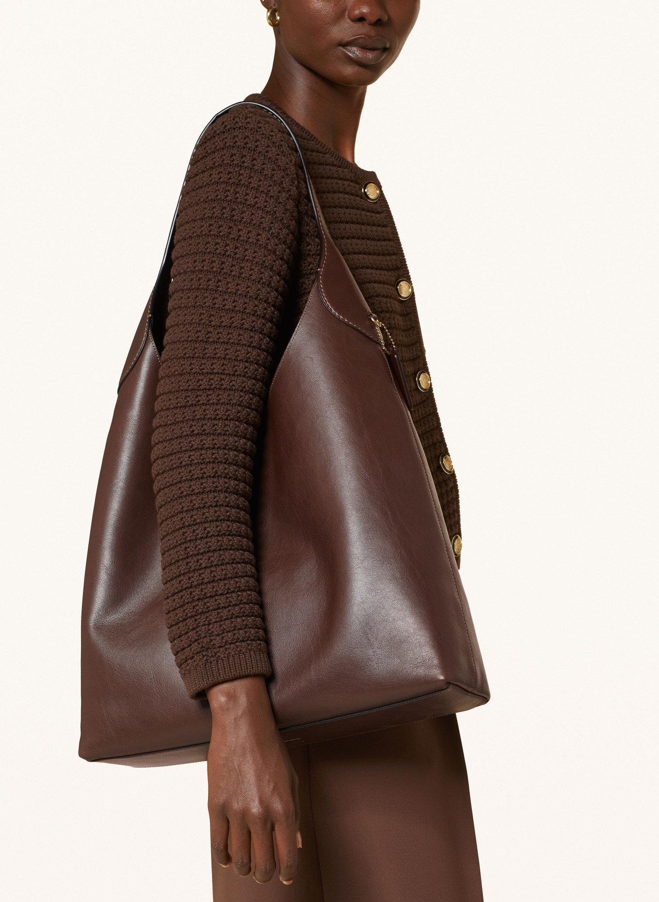 COACH Hobo-Bag BROOKLYN: DUNKELBRAUN