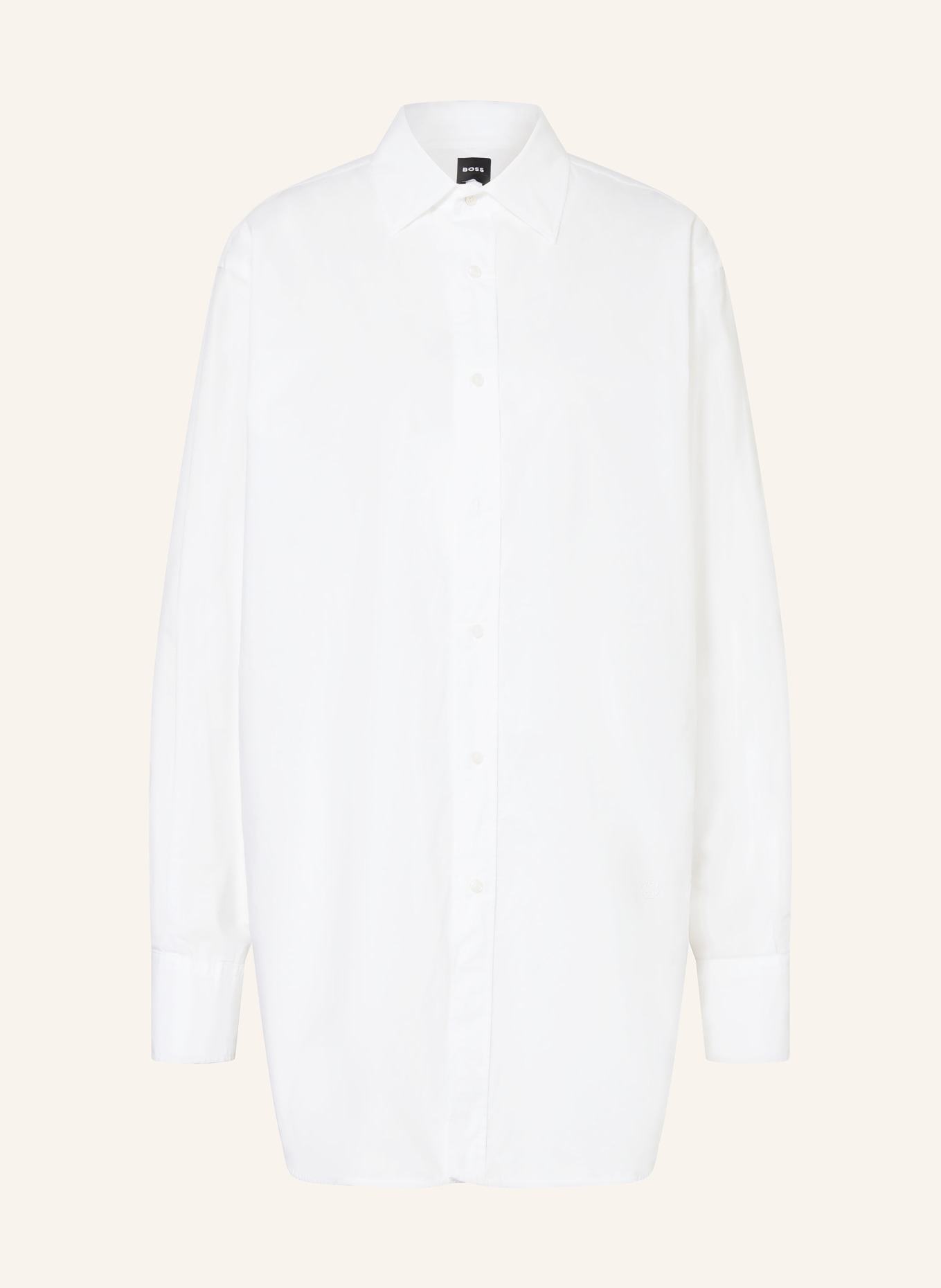 BOSS Oversized shirt blouse BERRY SATURDAY, Color: WHITE (Image 1)