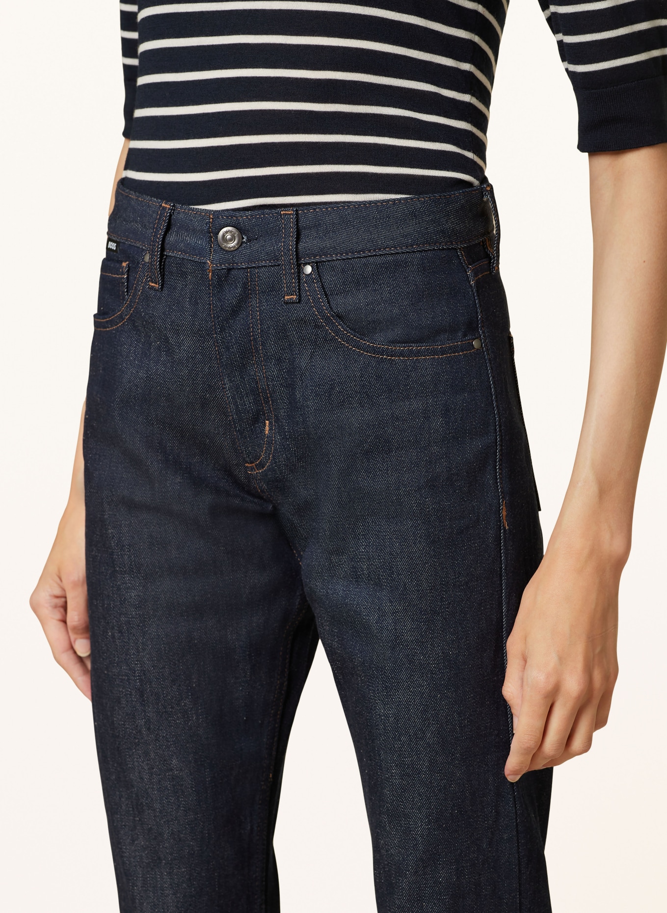 BOSS Straight Jeans HEIGHT: 471 OPEN BLUE