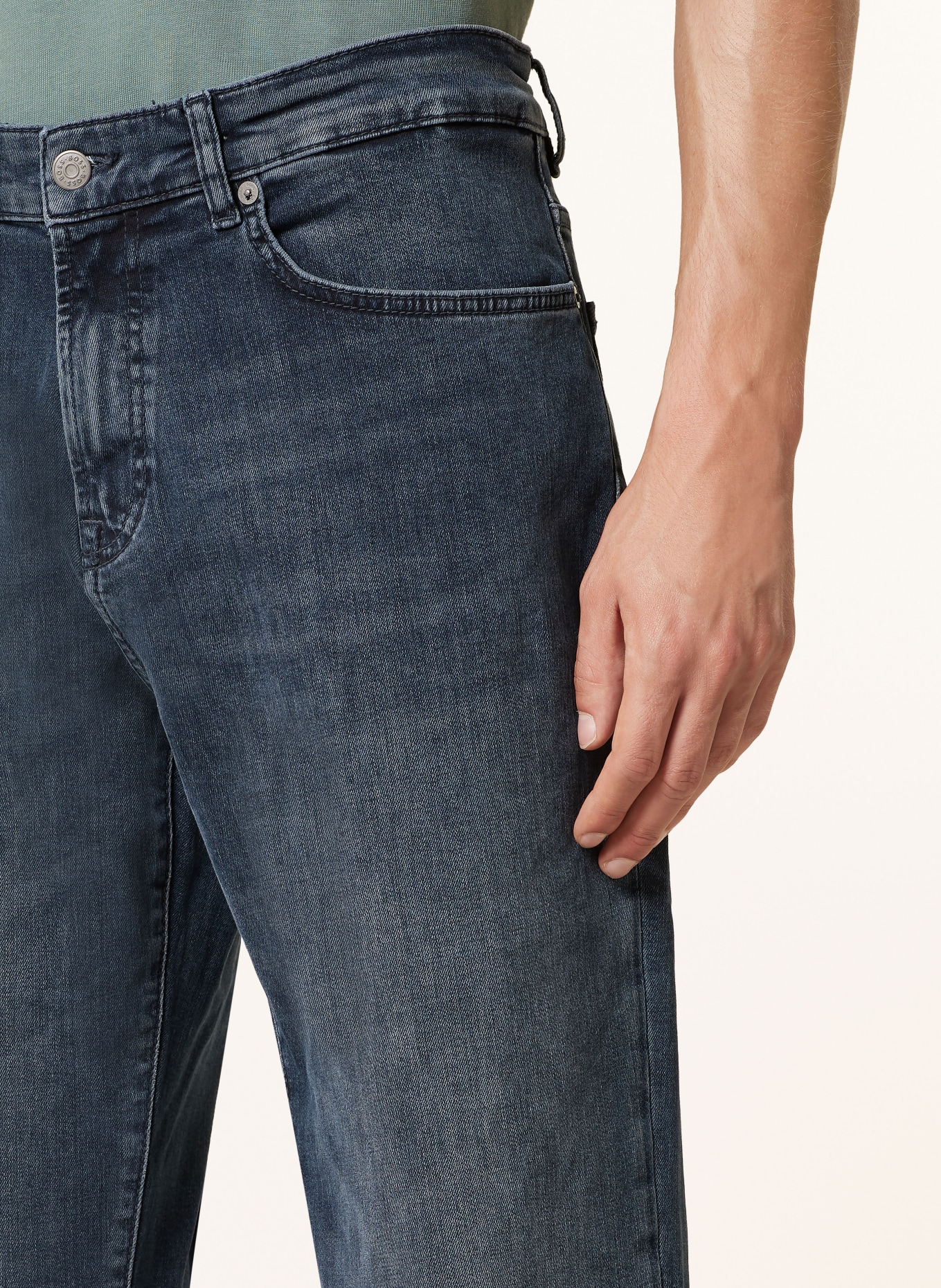 BOSS jeans Neck RE.MAINE regular fit, Color: 415 NAVY (Image 5)
