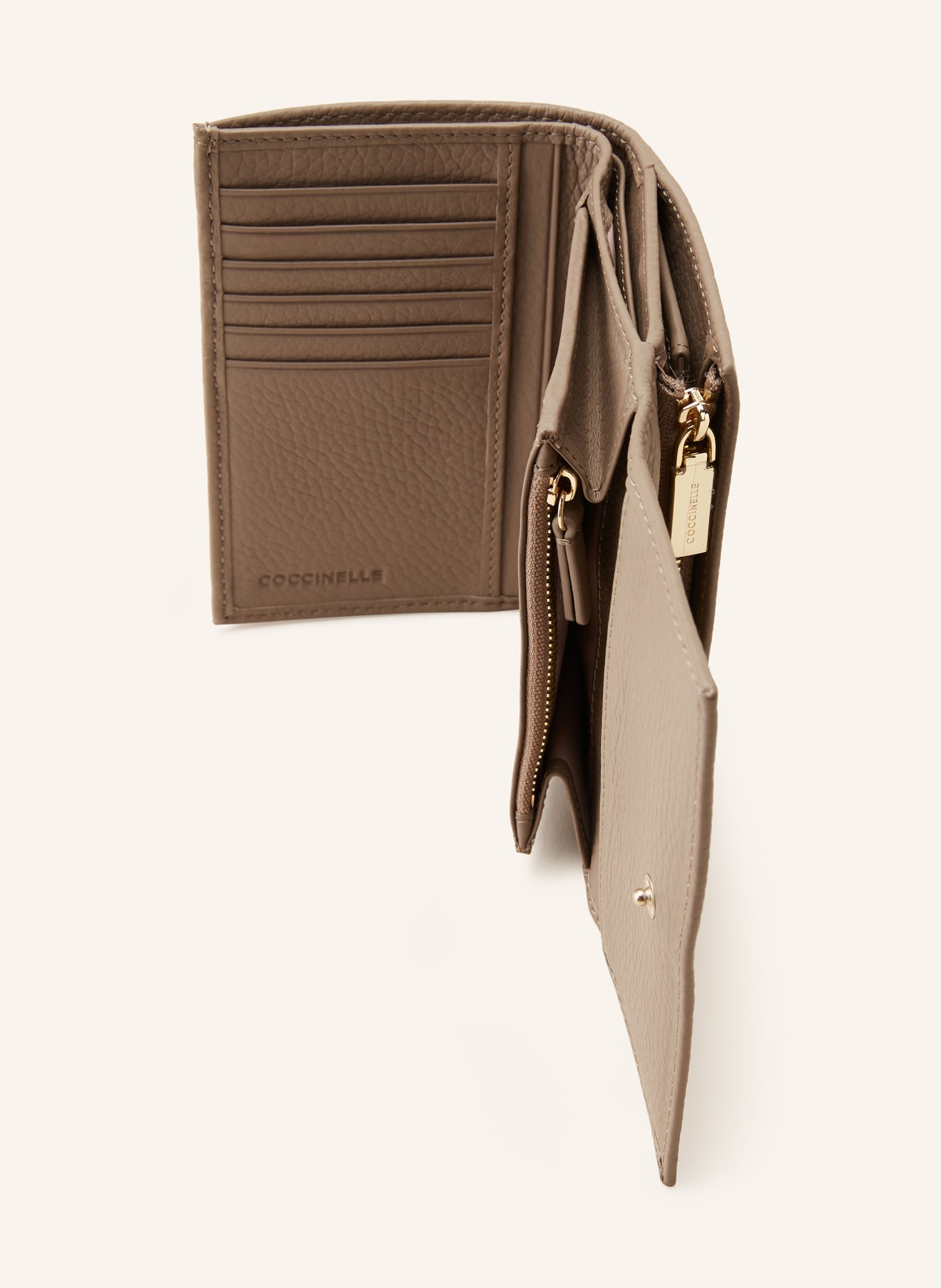 COCCINELLE Geldbörse: TAUPE