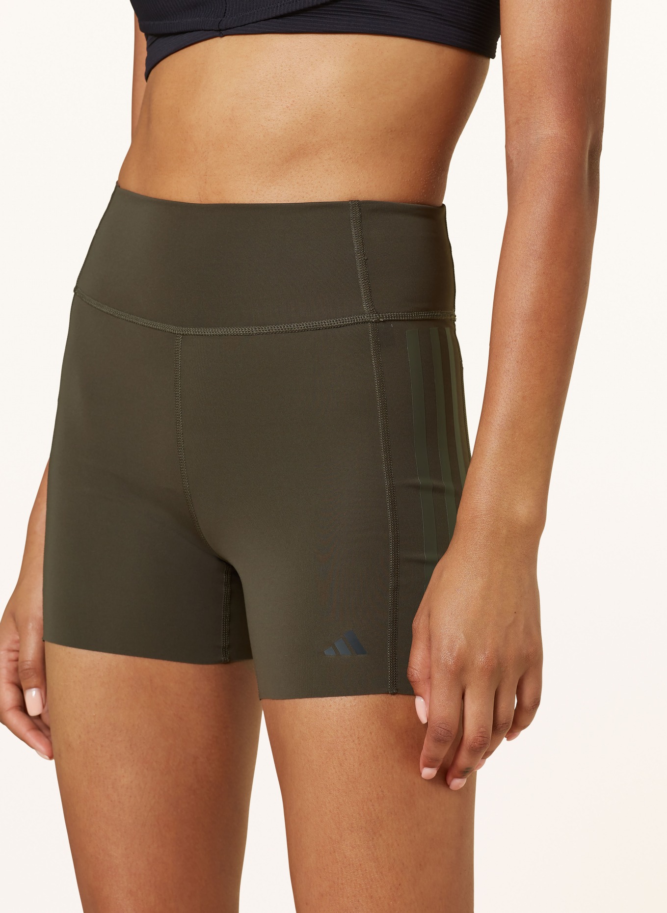 adidas OPTIME training shorts in olive