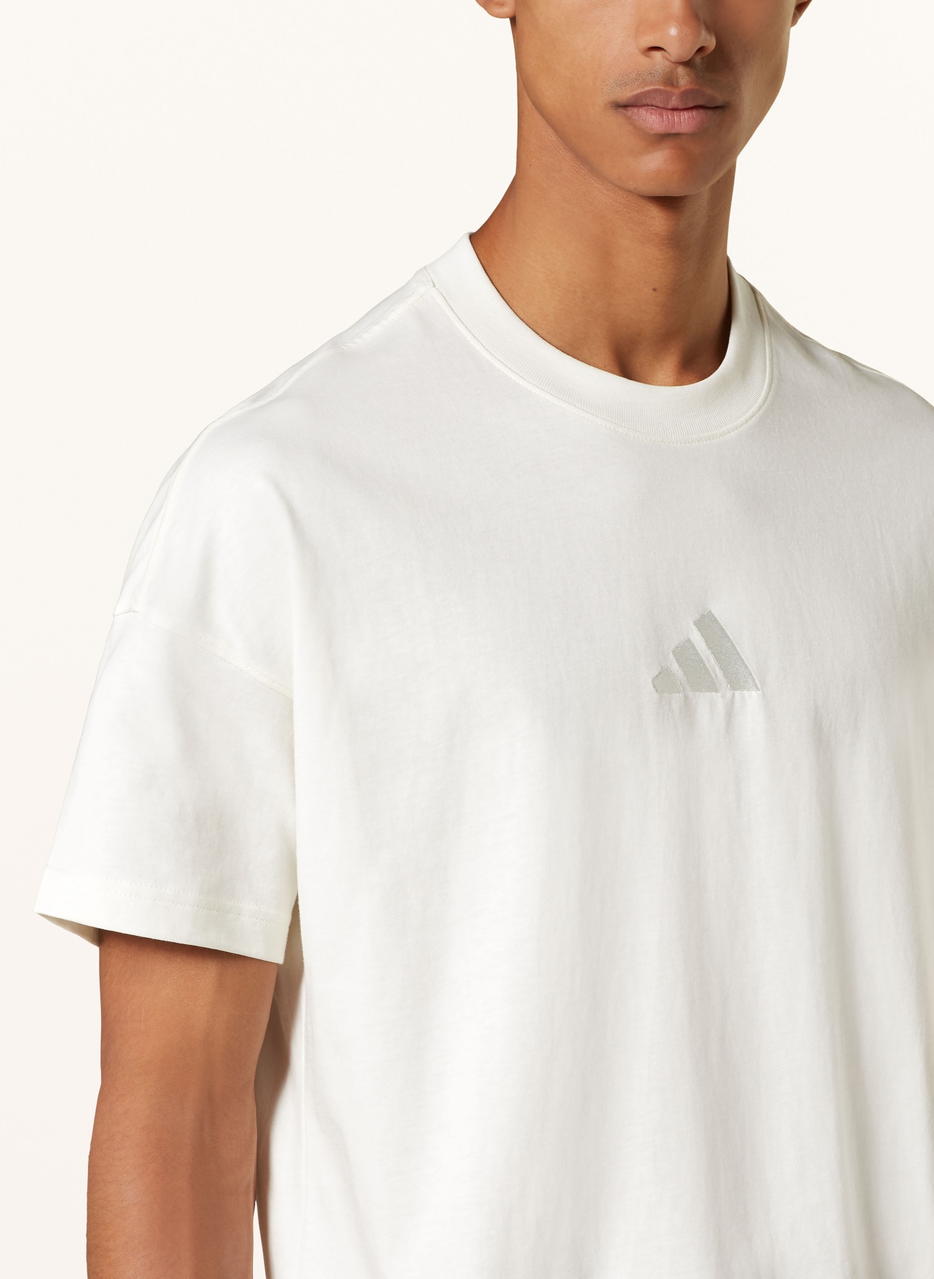 adidas T-shirt ALL SZN, Color: CREAM (Image 4)