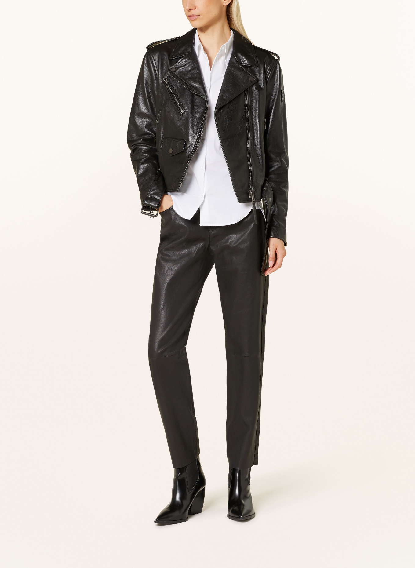 BELSTAFF Lederhose SCANDIUM, Farbe: SCHWARZ (Bild 2)