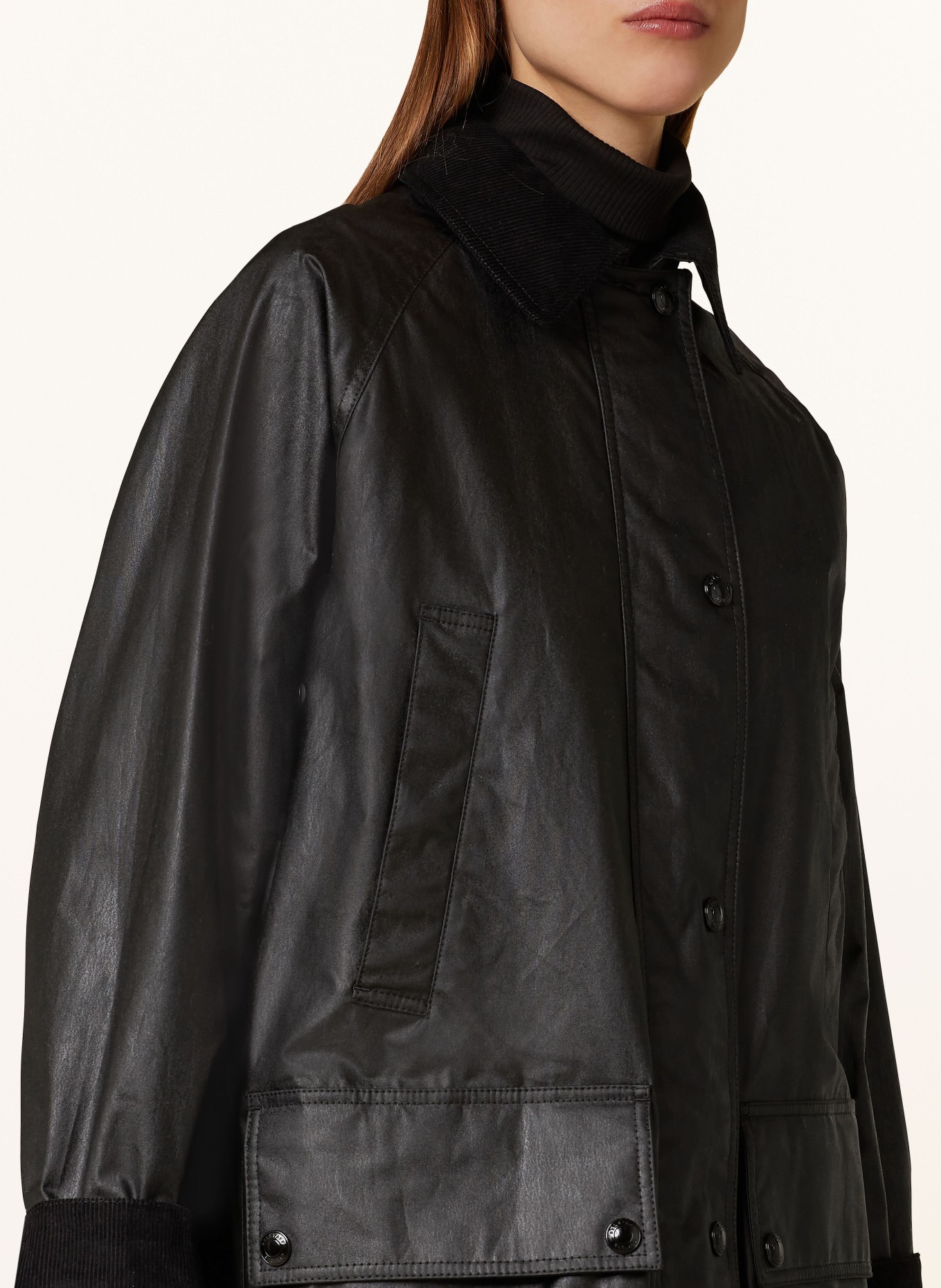 BELSTAFF Oversized-Fieldjacket TONAL FESTIVAL JACKET, Farbe: SCHWARZ (Bild 4)