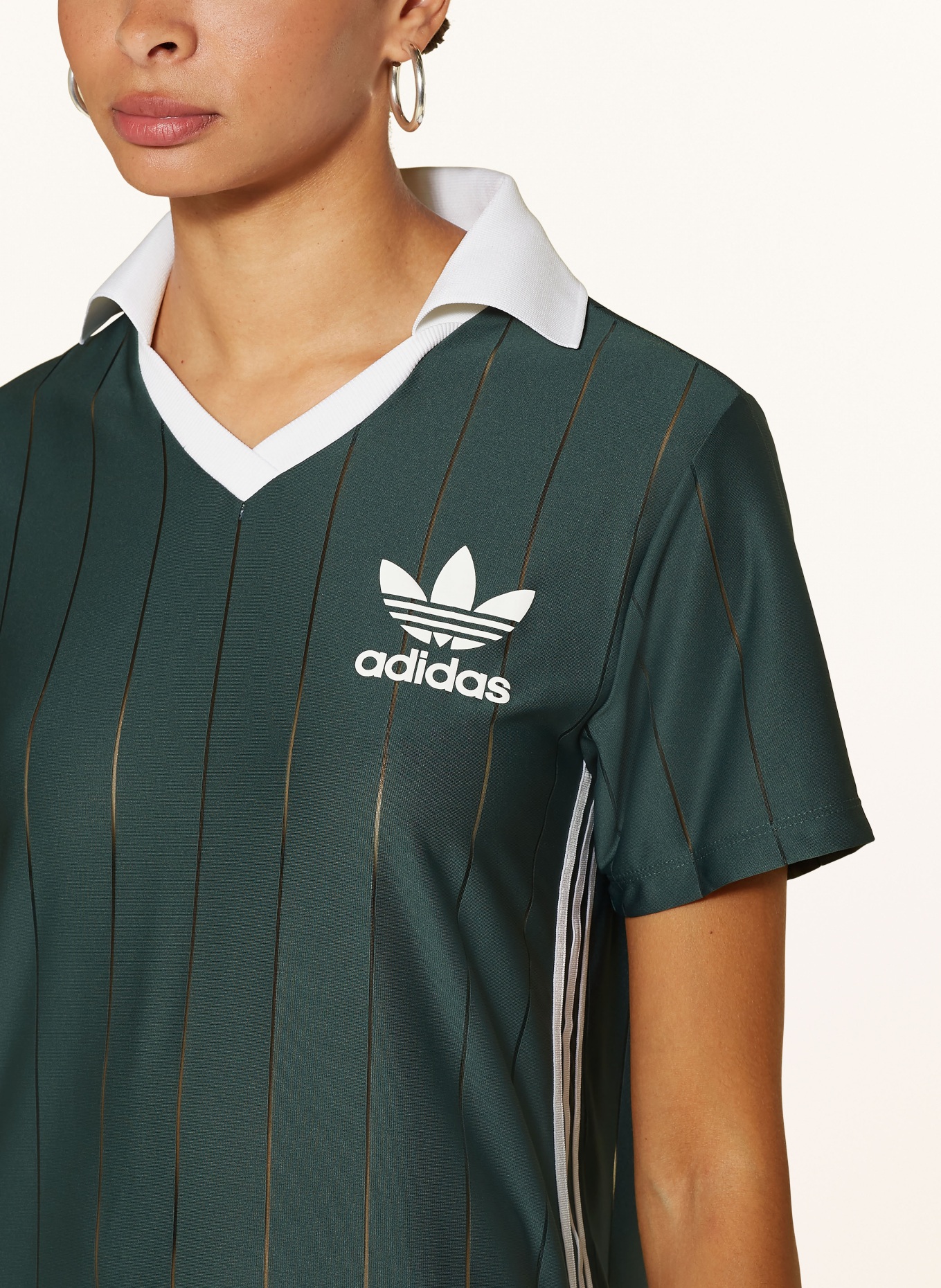 Green and white adidas dress cheap