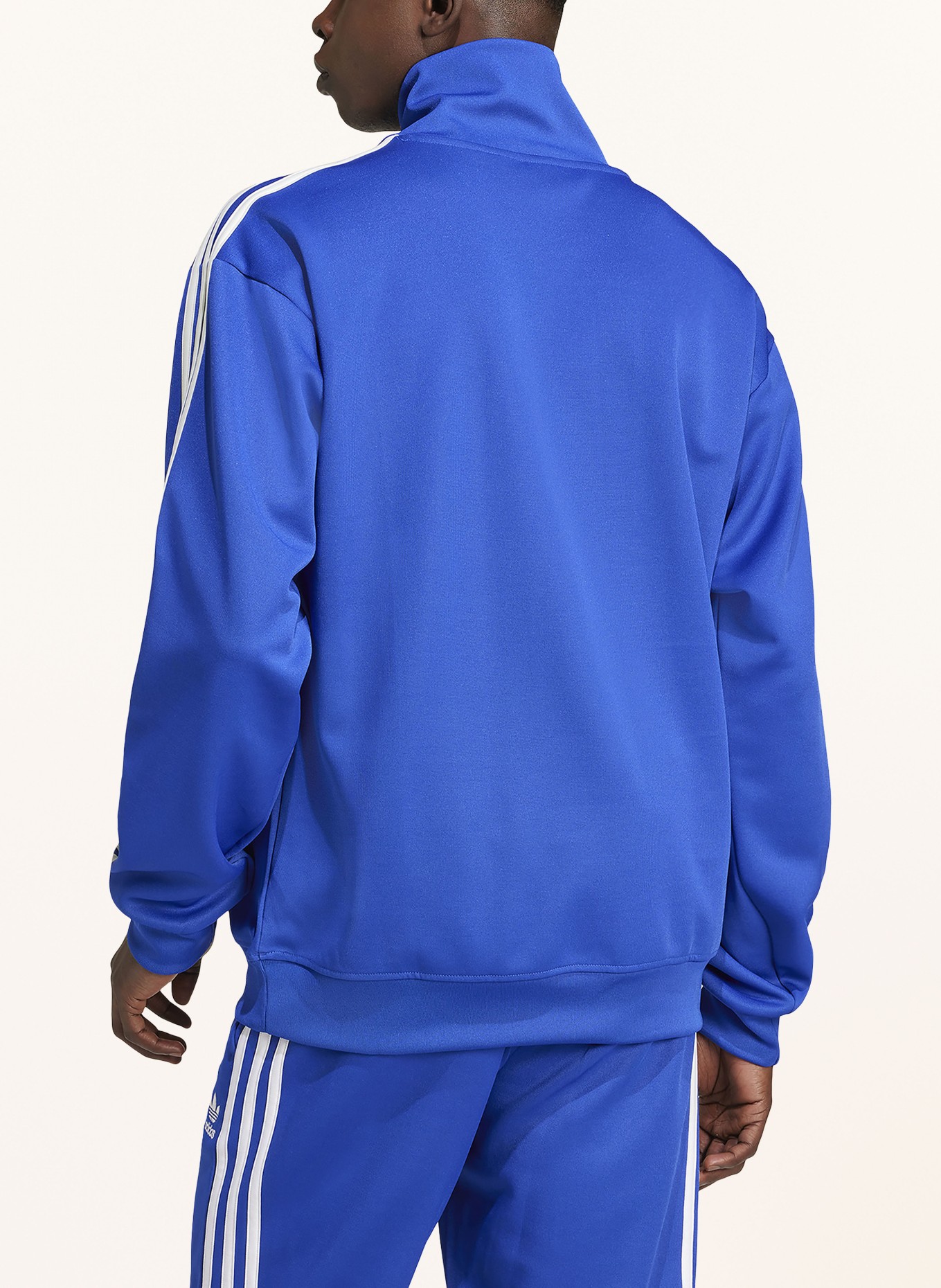adidas Originals Half zip sweater in sweatshirt fabric