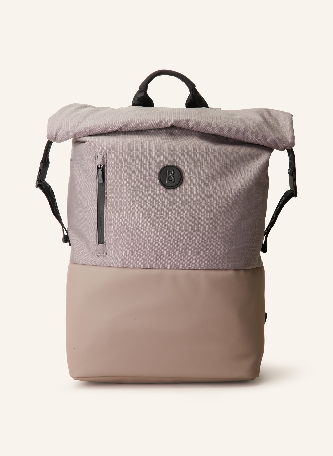 BOGNER Merine backpack LEON with laptop compartment: TAUPE/ GRAY