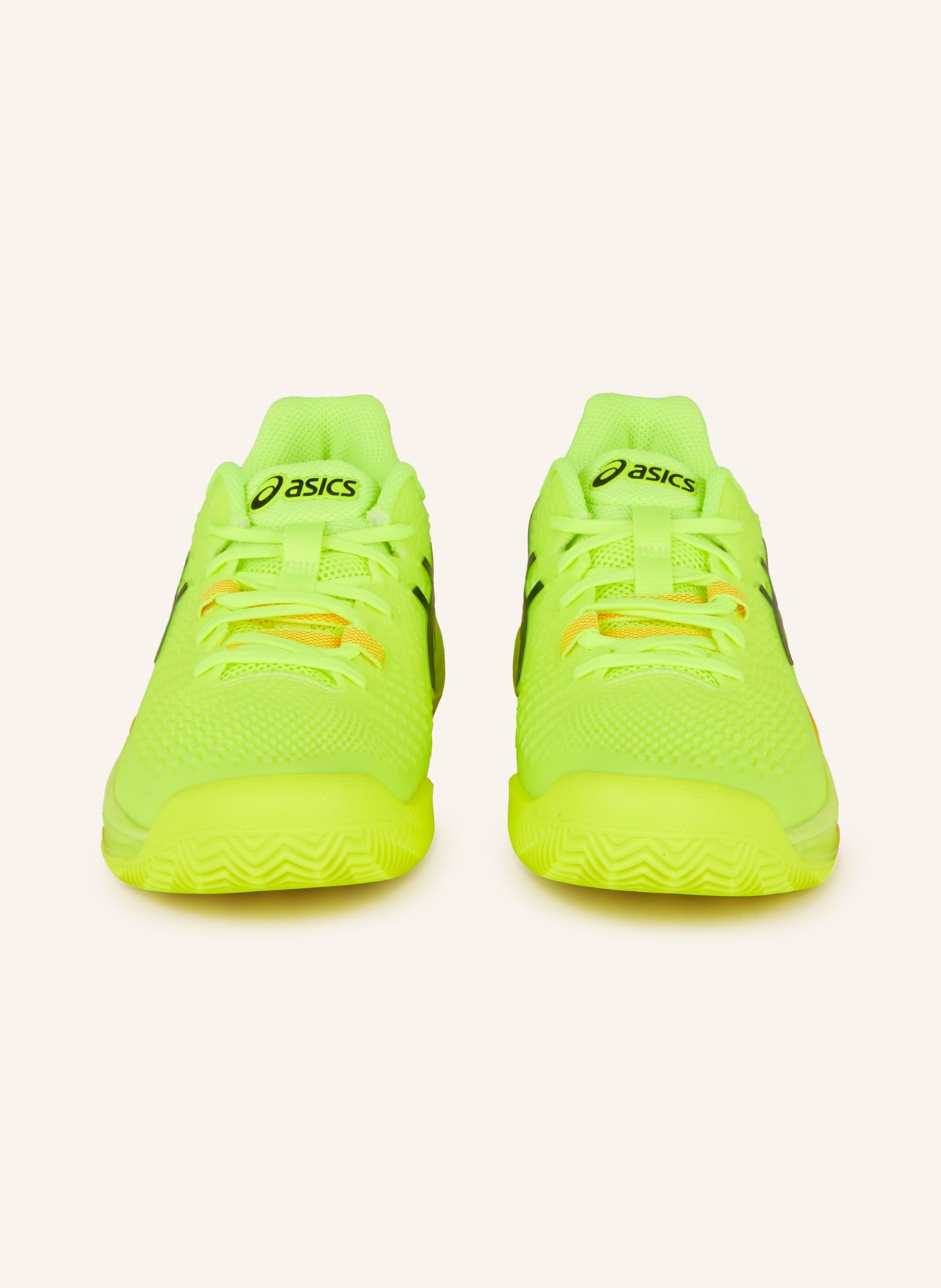 ASICS Tennis shoes GEL-RESOLUTION 9, Color: NEON YELLOW/ NEON ORANGE (Image 3)