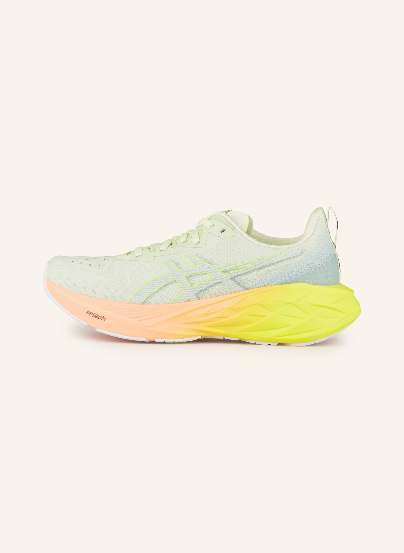 ASICS Running shoes NOVABLAST 4 PARIS, Color: MINT/ ORANGE/ YELLOW (Image 4)