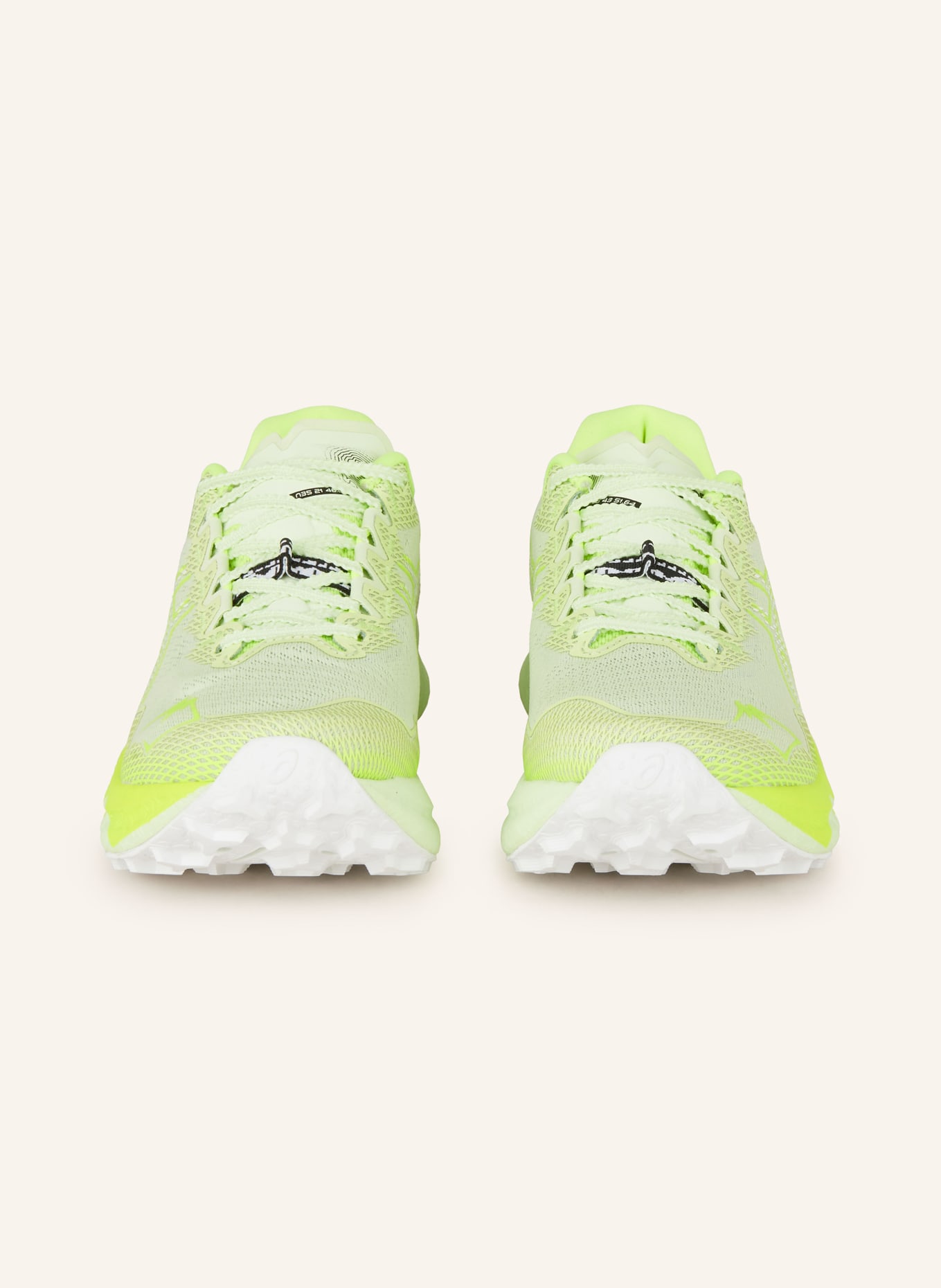 ASICS Trail running shoes FUJISPEED 3, Color: NEON GREEN/ NEON YELLOW/ LIGHT GREEN (Image 3)