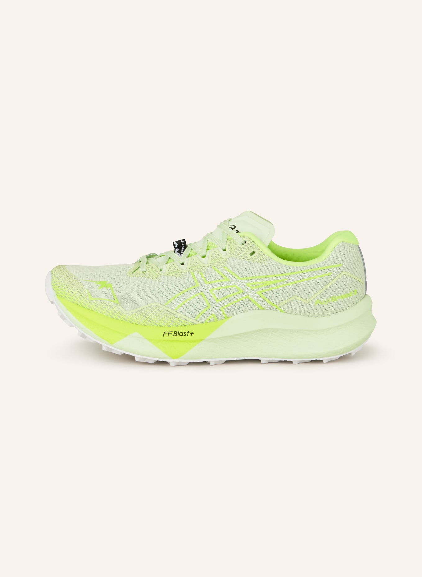 ASICS Trail running shoes FUJISPEED 3, Color: NEON GREEN/ NEON YELLOW/ LIGHT GREEN (Image 4)