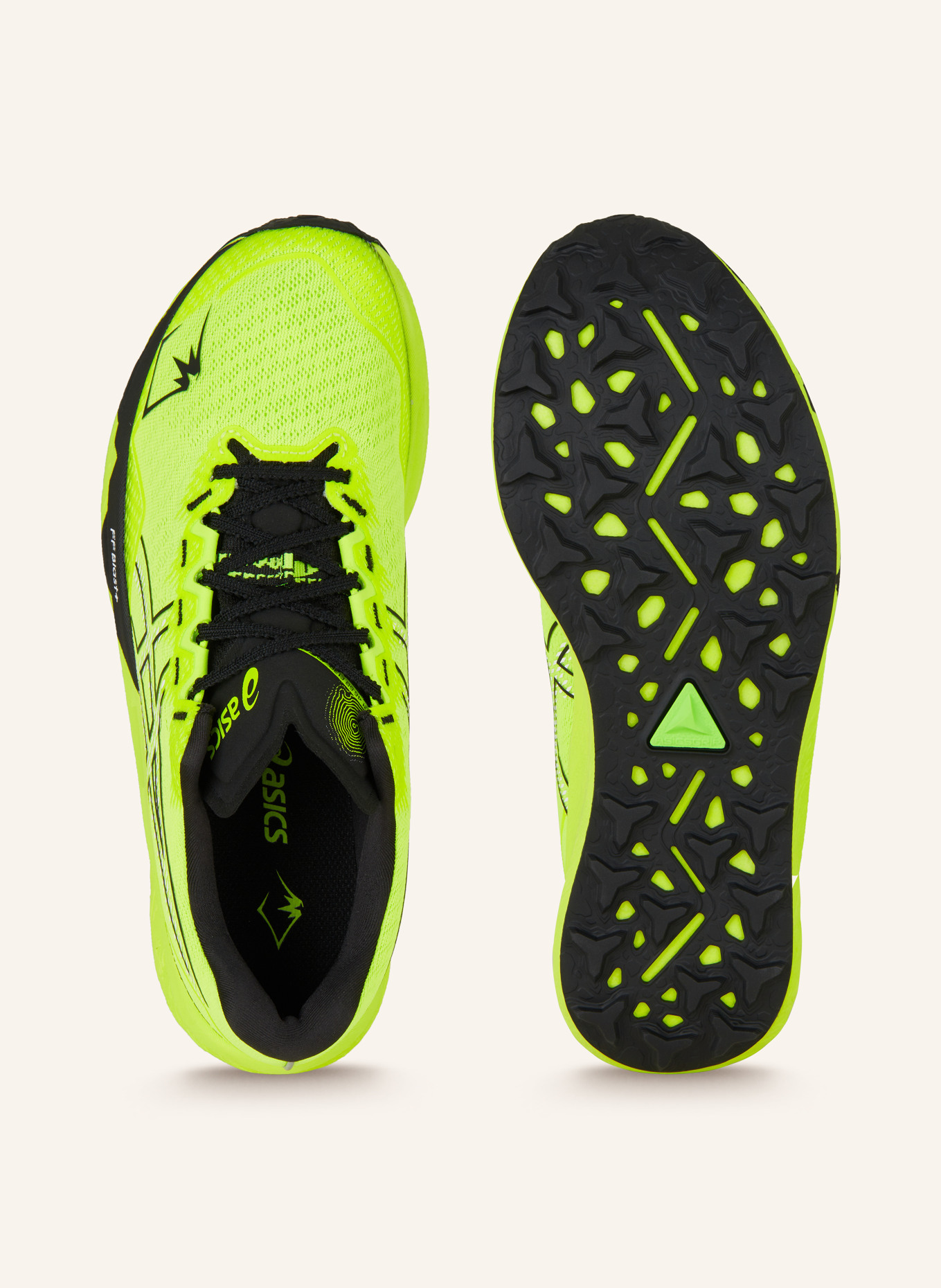 ASICS Trail running shoes FUJISPEED 3, Color: NEON YELLOW/ BLACK (Image 5)