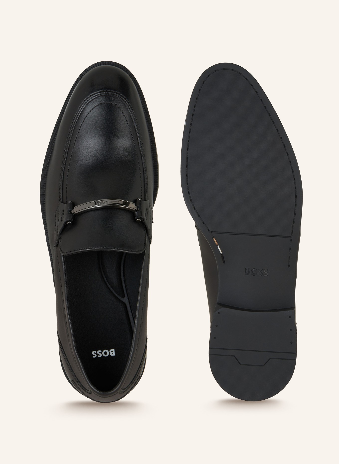 BOSS Loafersy TAYIL: CZARNY