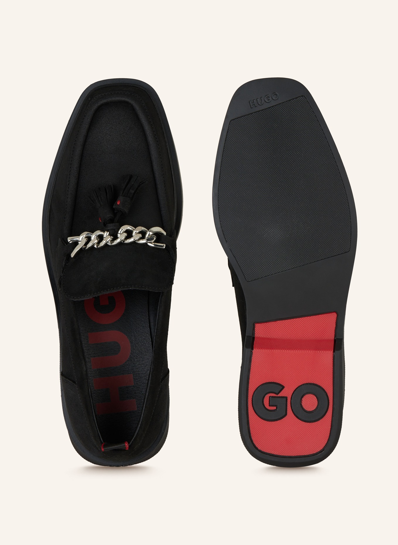 HUGO Loafer IKER: SCHWARZ