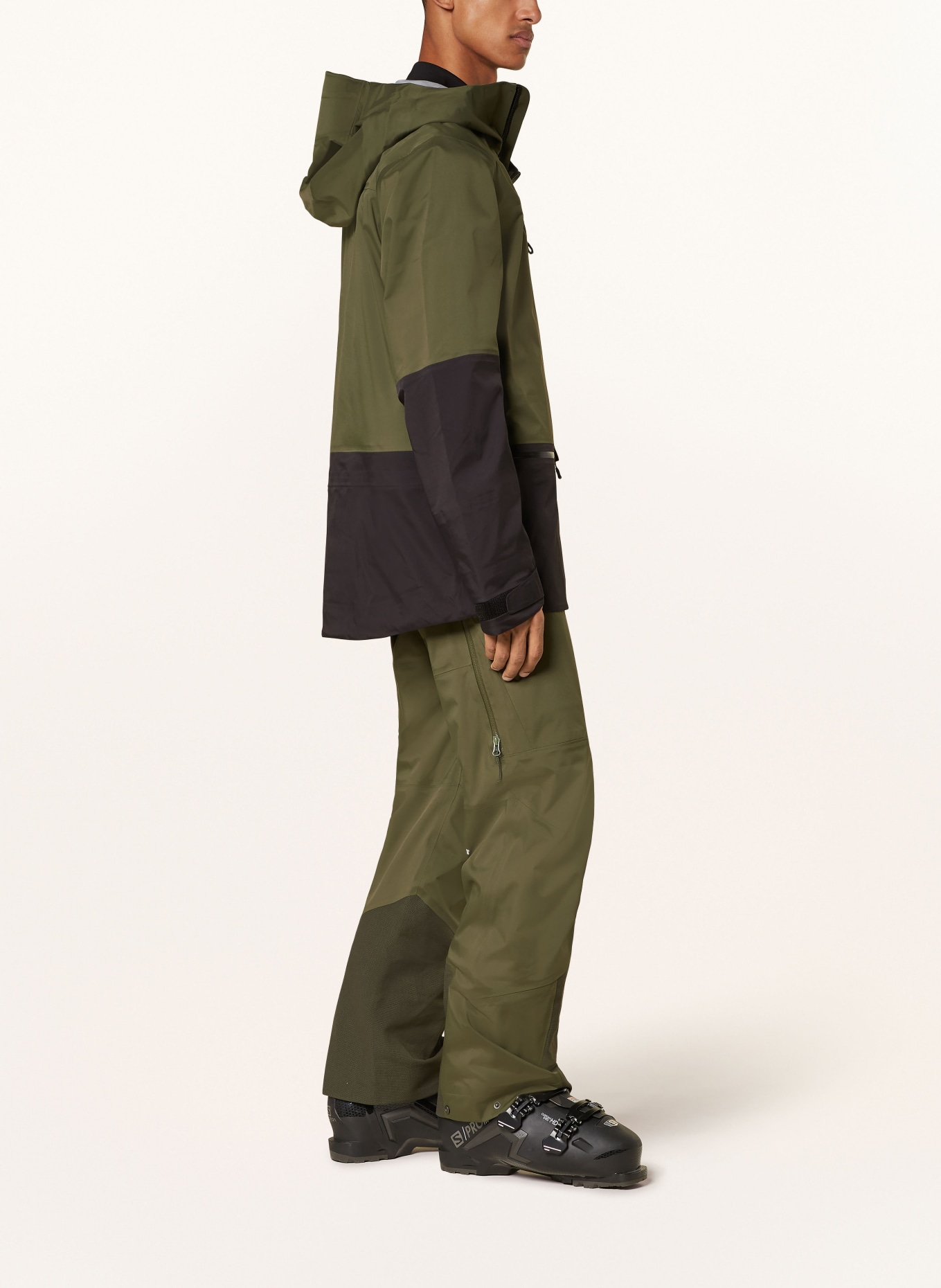 MAMMUT Hardshell-Skihose HALDIGRAT: KHAKI